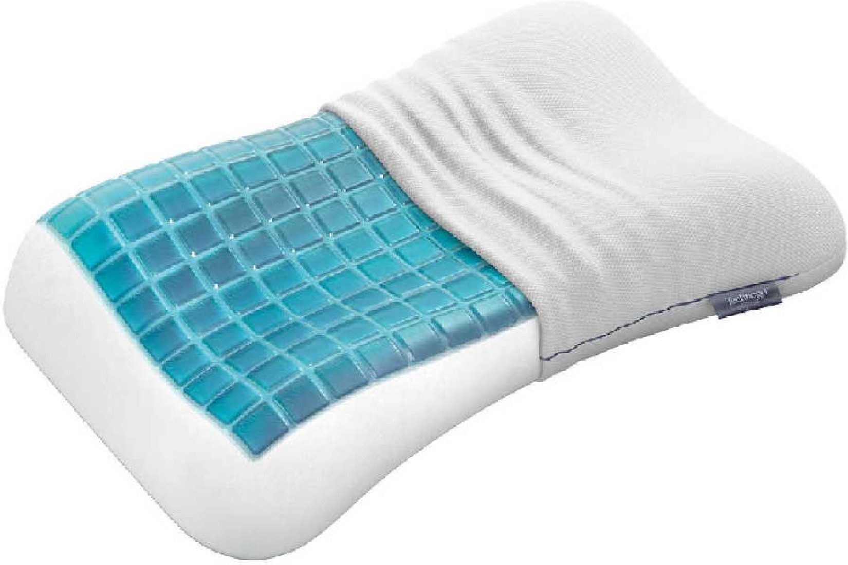 Technogel Nackenstützkissen Anatomic Curve Pixel, Füllung: Gel, Seitenschlä günstig online kaufen