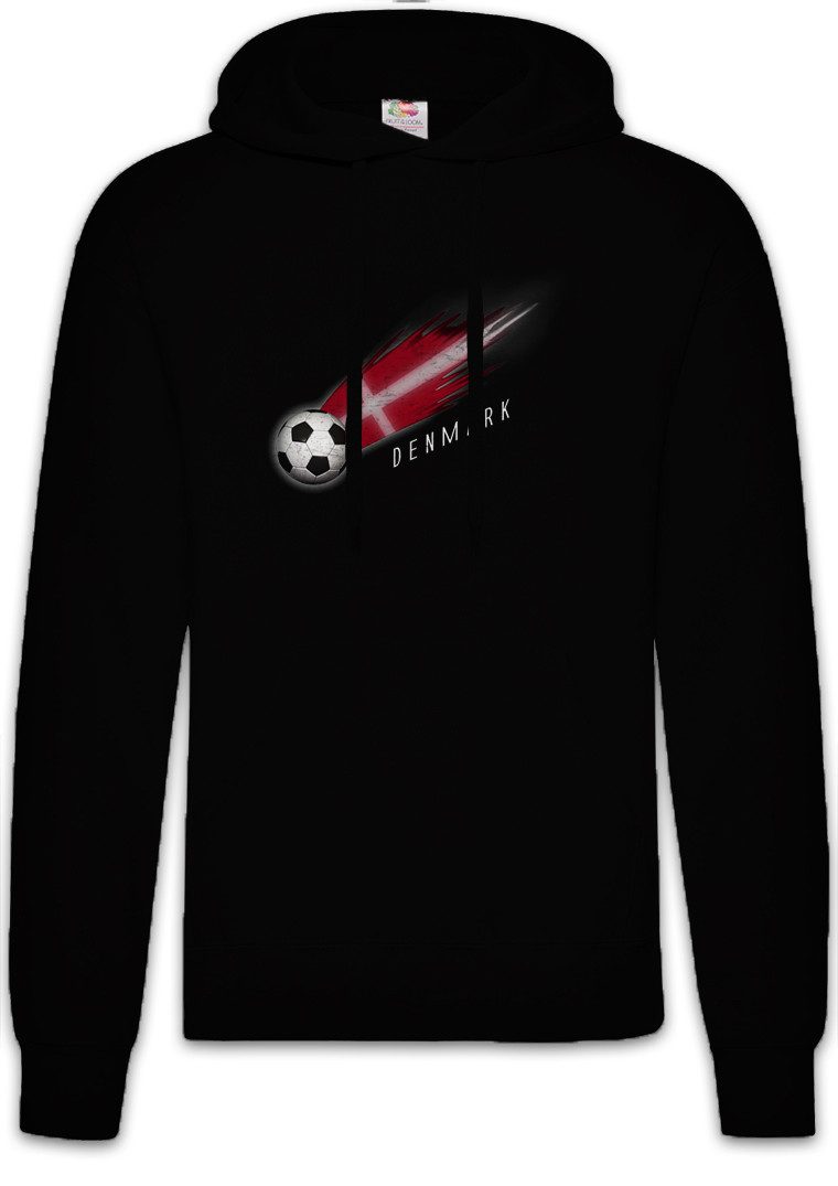 Urban Backwoods Hoodie Denmark Football Comet I Herren Hoodie Dänemark Dänisch Dänische (1-tlg) Danish Fußball Fahne Fussball