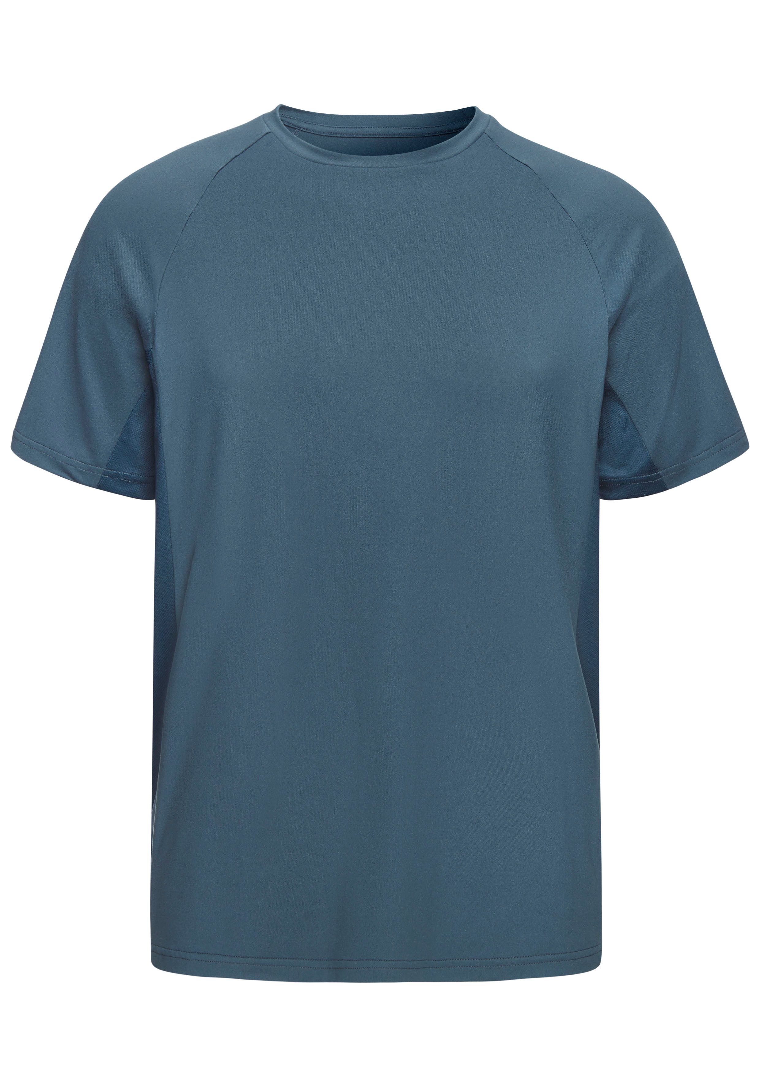 AUTHENTIC LE JOGGER Funktionsshirt mit Rundhalsausschnitt und seitlichen Mesh-Einsatz. € 24,99