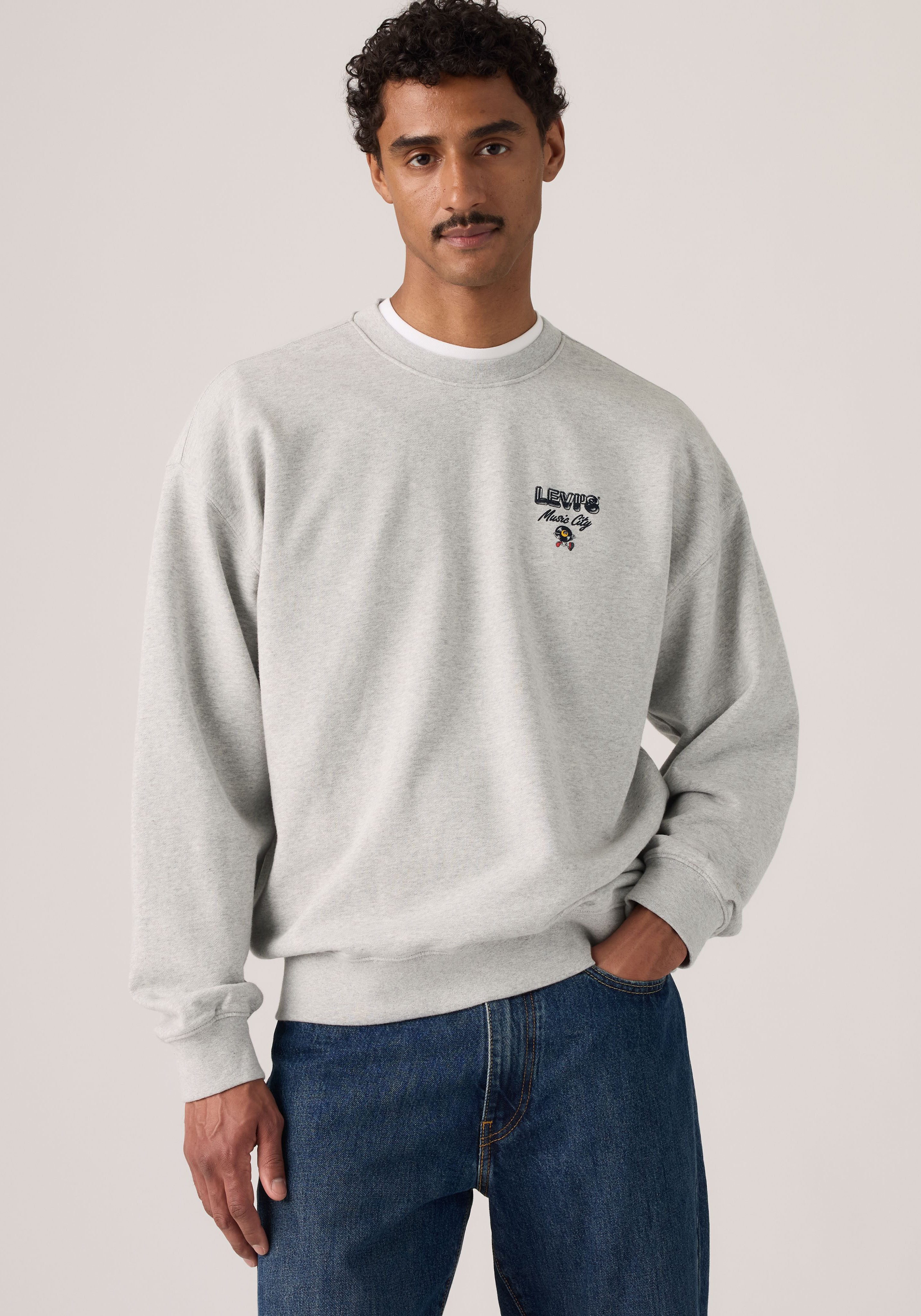 Levi's® Sweatshirt SUNSET CREW Rückenteil mit plakativen Druck