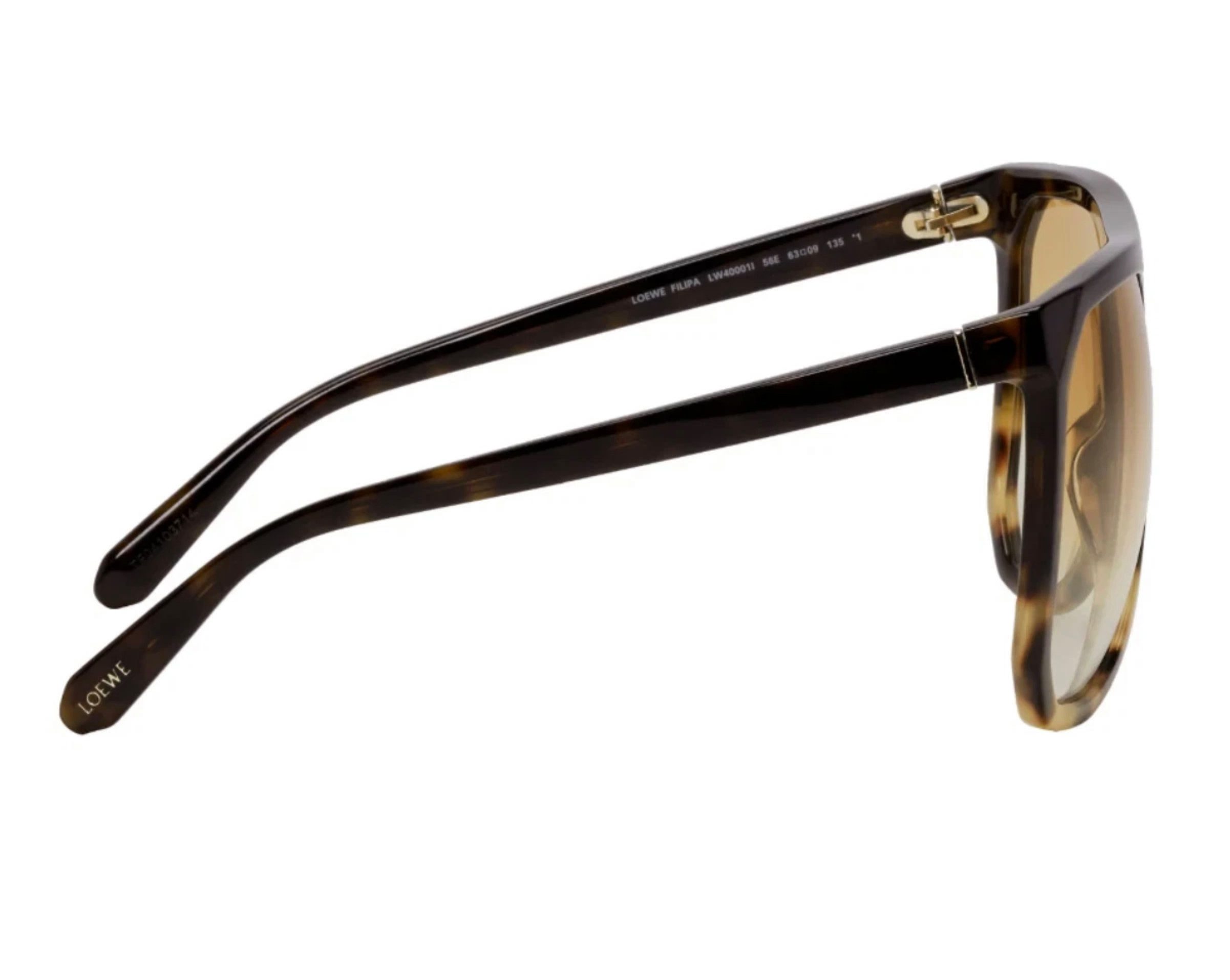 Loewe Sonnenbrille EYEWEAR Filipa Oversized Flat-Top Handgefertigt in Italien Unisex 100 % UV-Schutz und verlaufsgetönte Gläser