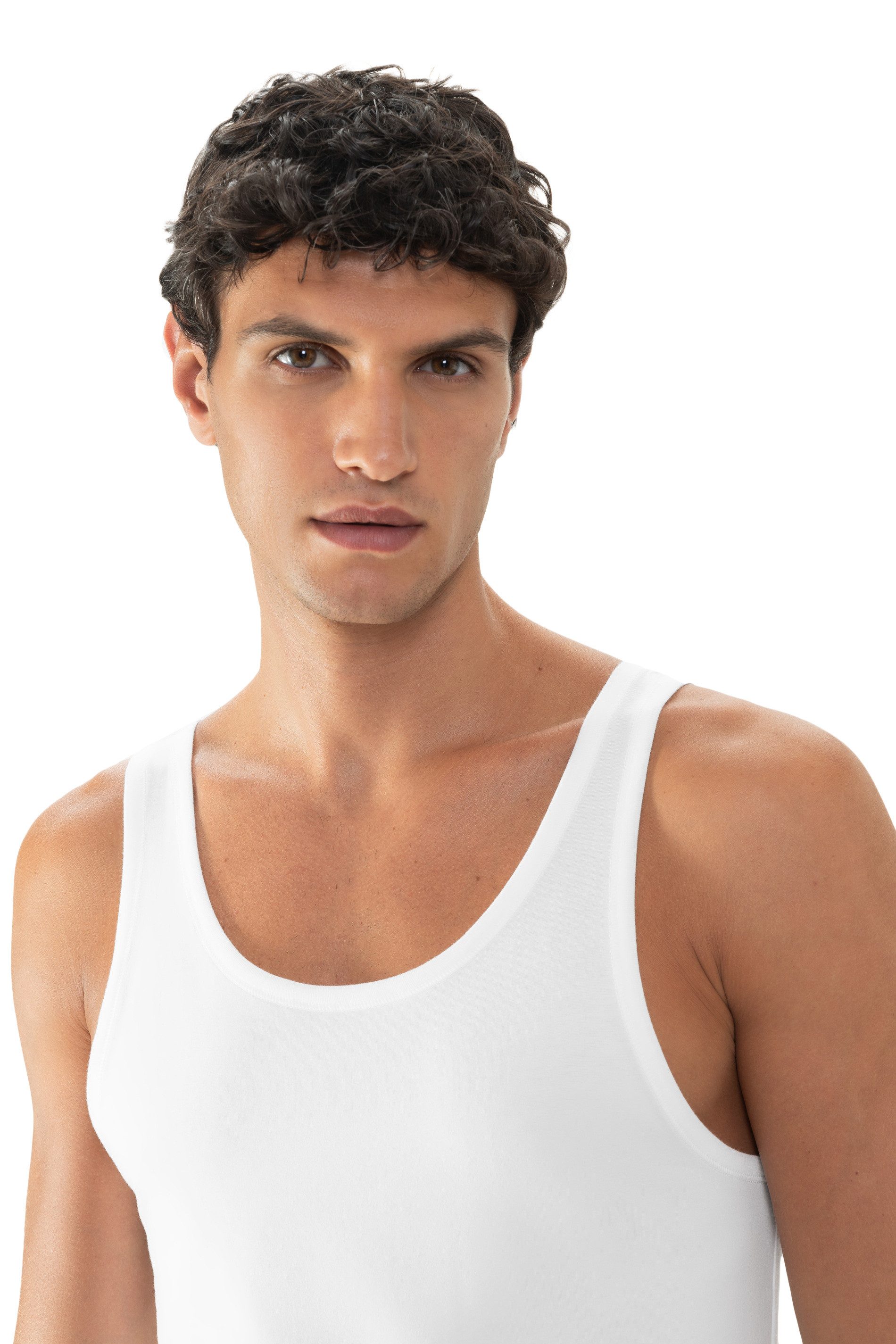 Mey Achselhemd Dry Cotton mit körpernaher Passform, Single-Jersey, atmungsaktiv