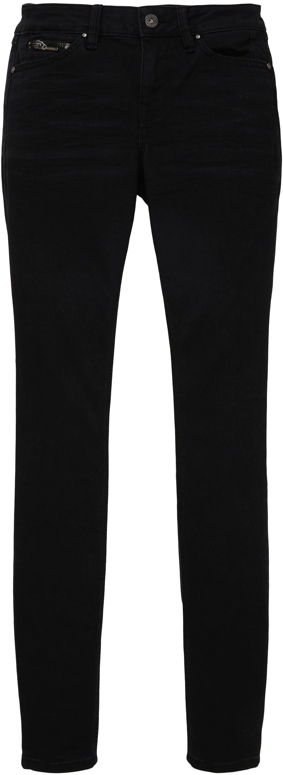 Denim Skinny-fit-Jeans TOM clean TAILOR dark JONA black denim stone
