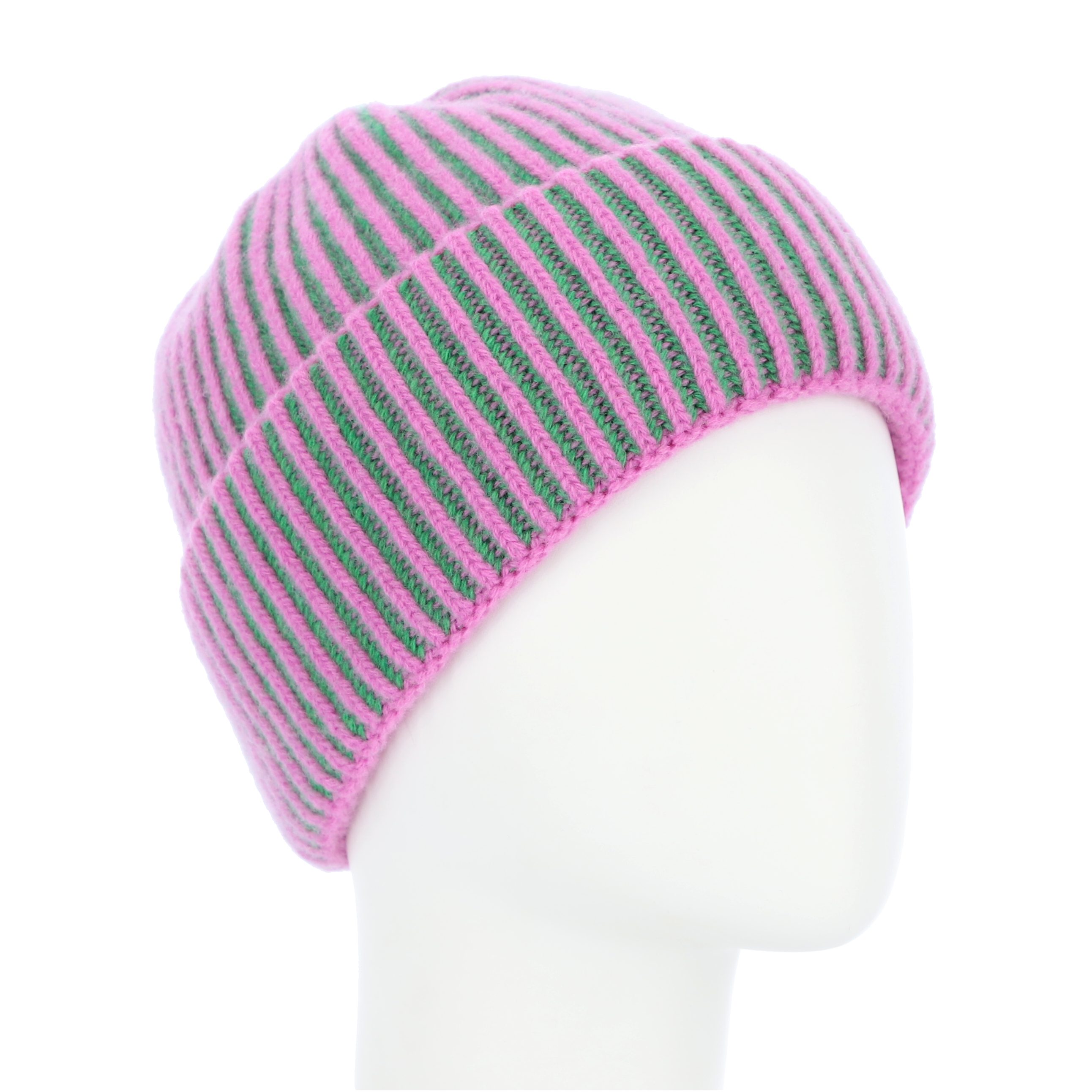 halsüberkopf Accessoires Strickmütze mit 2-farbiger Rippe günstig online kaufen