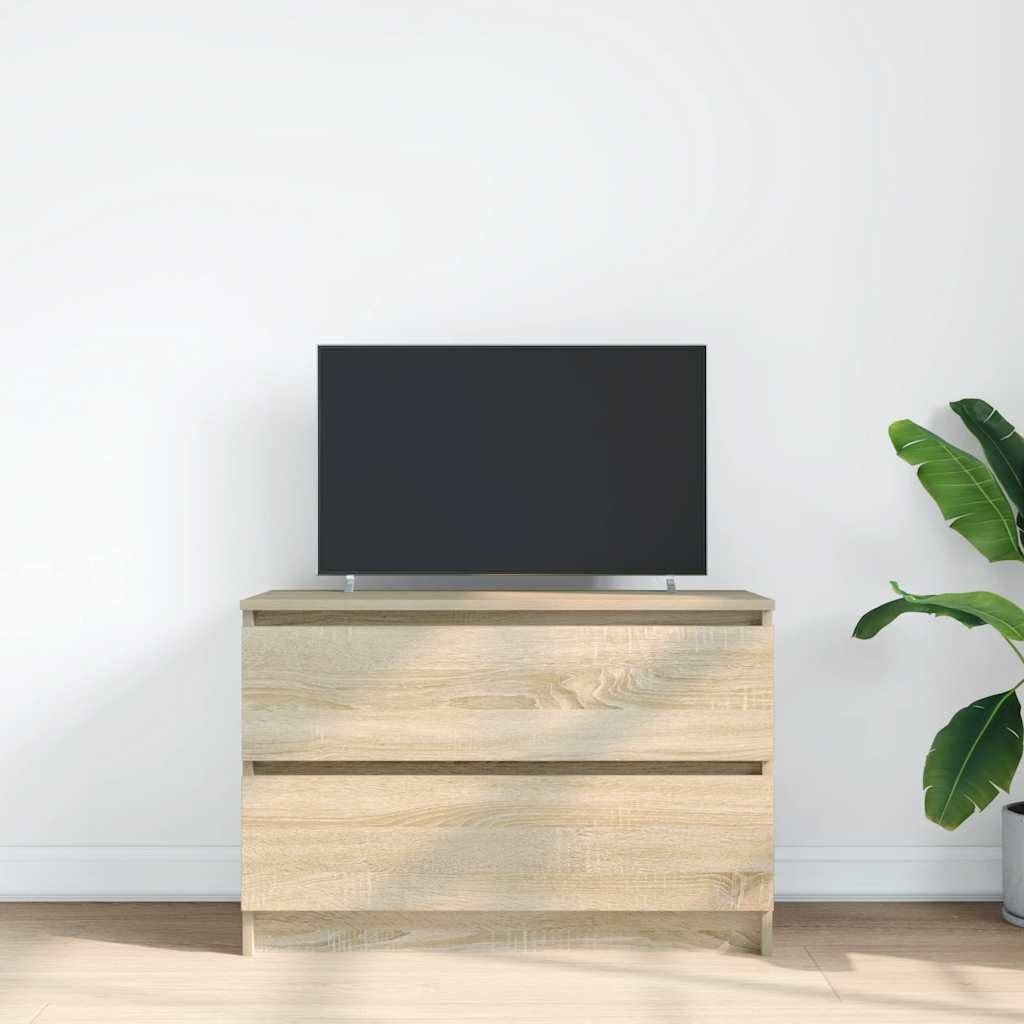 vidaXL TV-Schrank TV-Schrank Sonoma-Eiche 80x35x54 cm Holzwerkstoff (1-St) günstig online kaufen