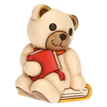 THUN SpA Dekofigur THUN 'Teddy mit Buch aus Keramik'