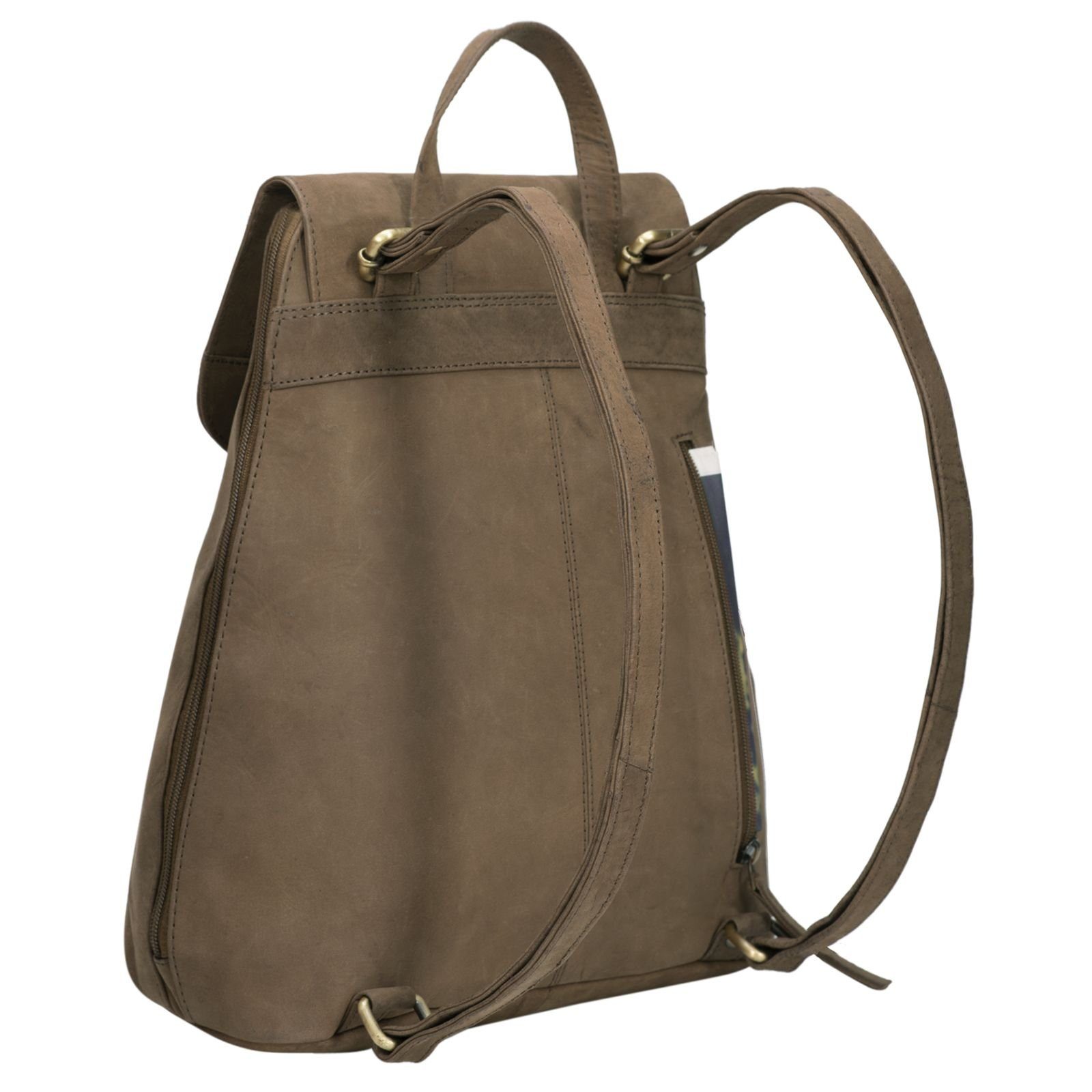 STILORD Cityrucksack "Victoria" Lederrucksack Damen Vintage