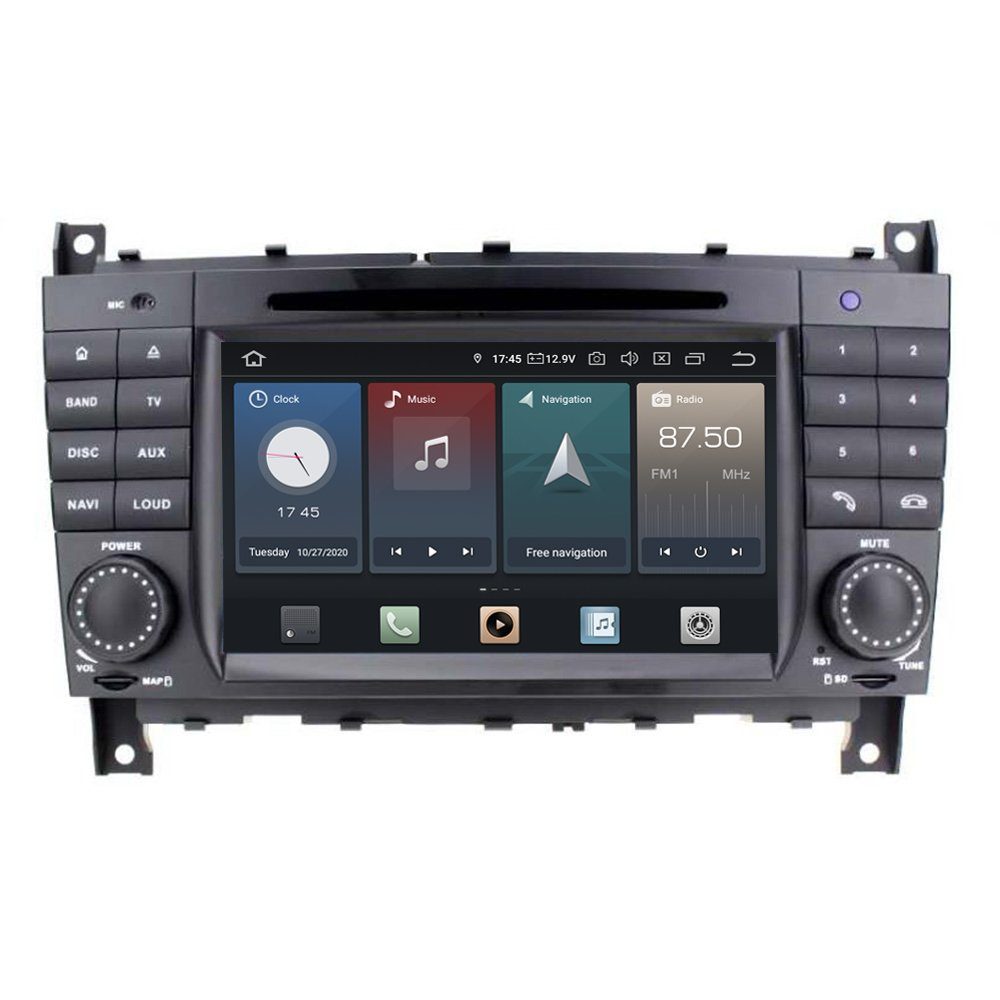 Für Mercedes Benz W463 W203 7" Touch Android Autoradio GPS CarPlay Einbau-Navigationsgerät