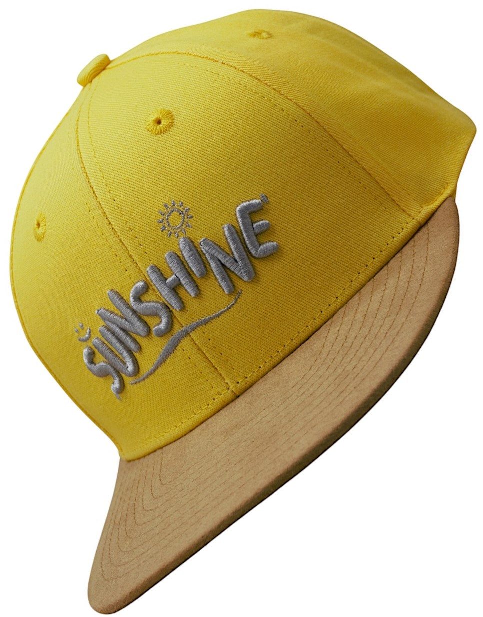 Bexxwell Snapback Cap Sunshine für Kinder (2 bis 7 Jahre, optimale Passform)