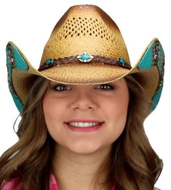 Dallas Hats Cowboyhut CASINO Braun Damen Westernhut im Cattleman Style