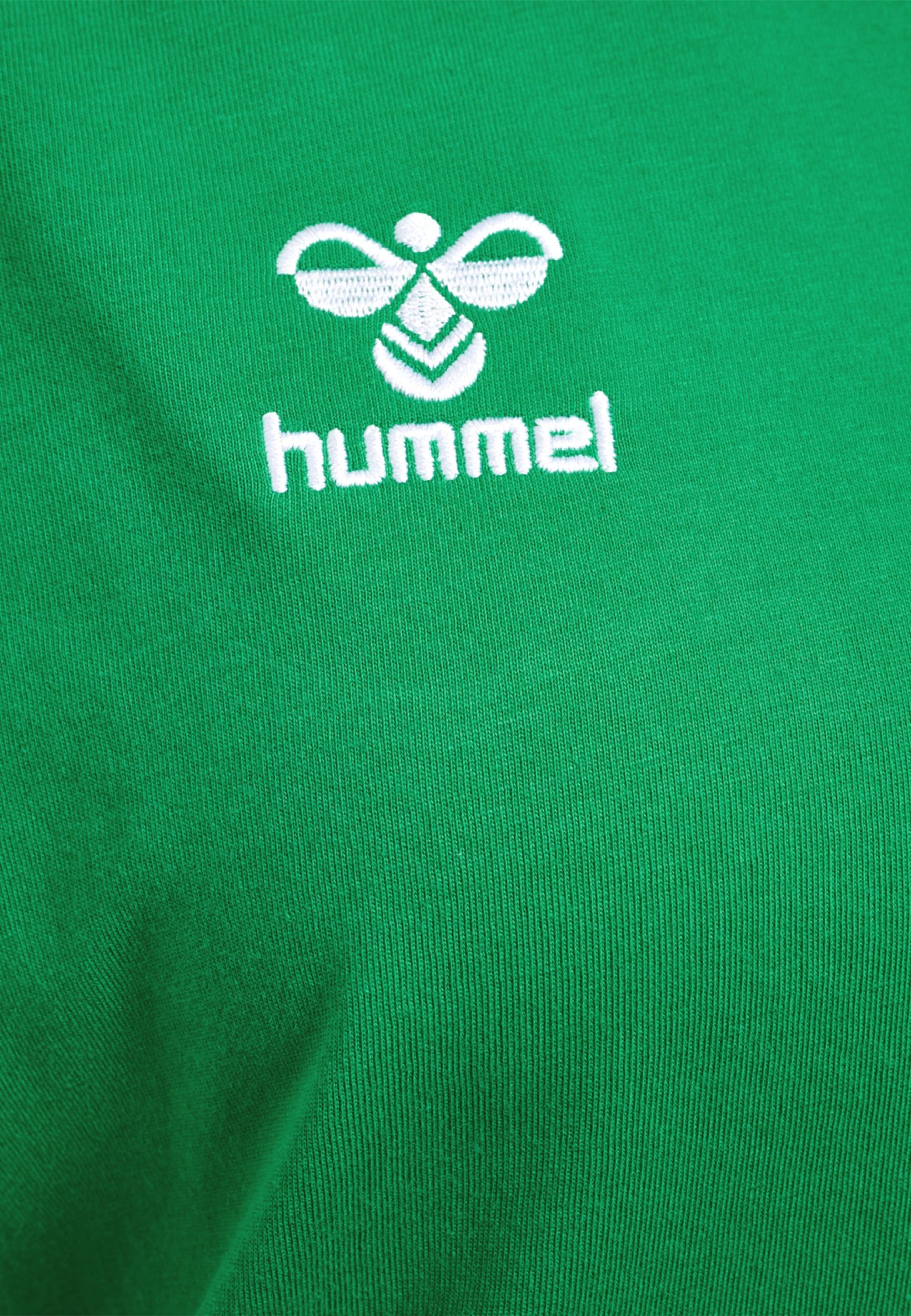 hummel T-Shirt Rundhalsausschnitt gesticktes Logo Regular fit hmlGO 2.0 T-SHIRT S/S WOMAN
