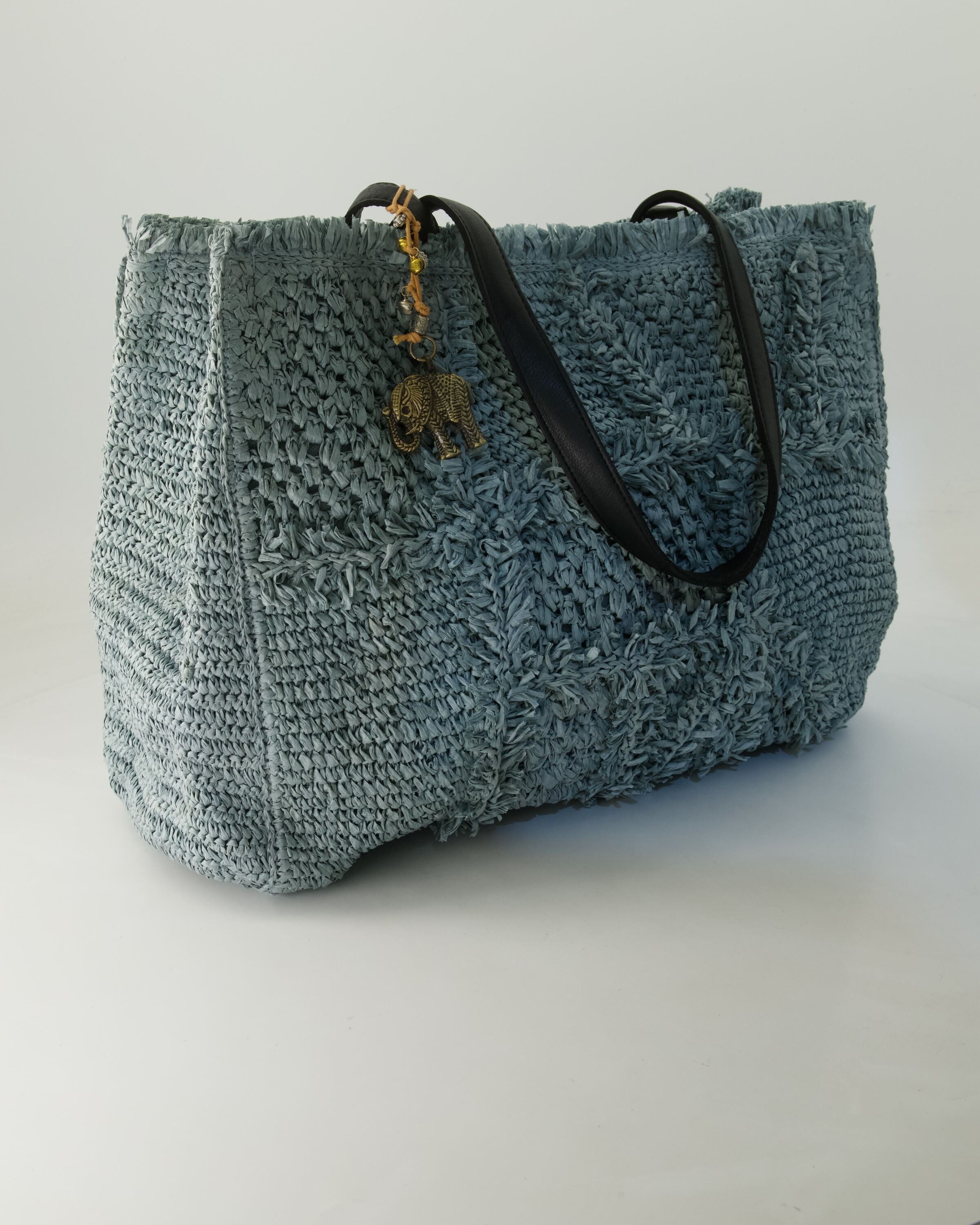 Anokhi Shopper Soft Book Tote, Obermaterial: Bast
