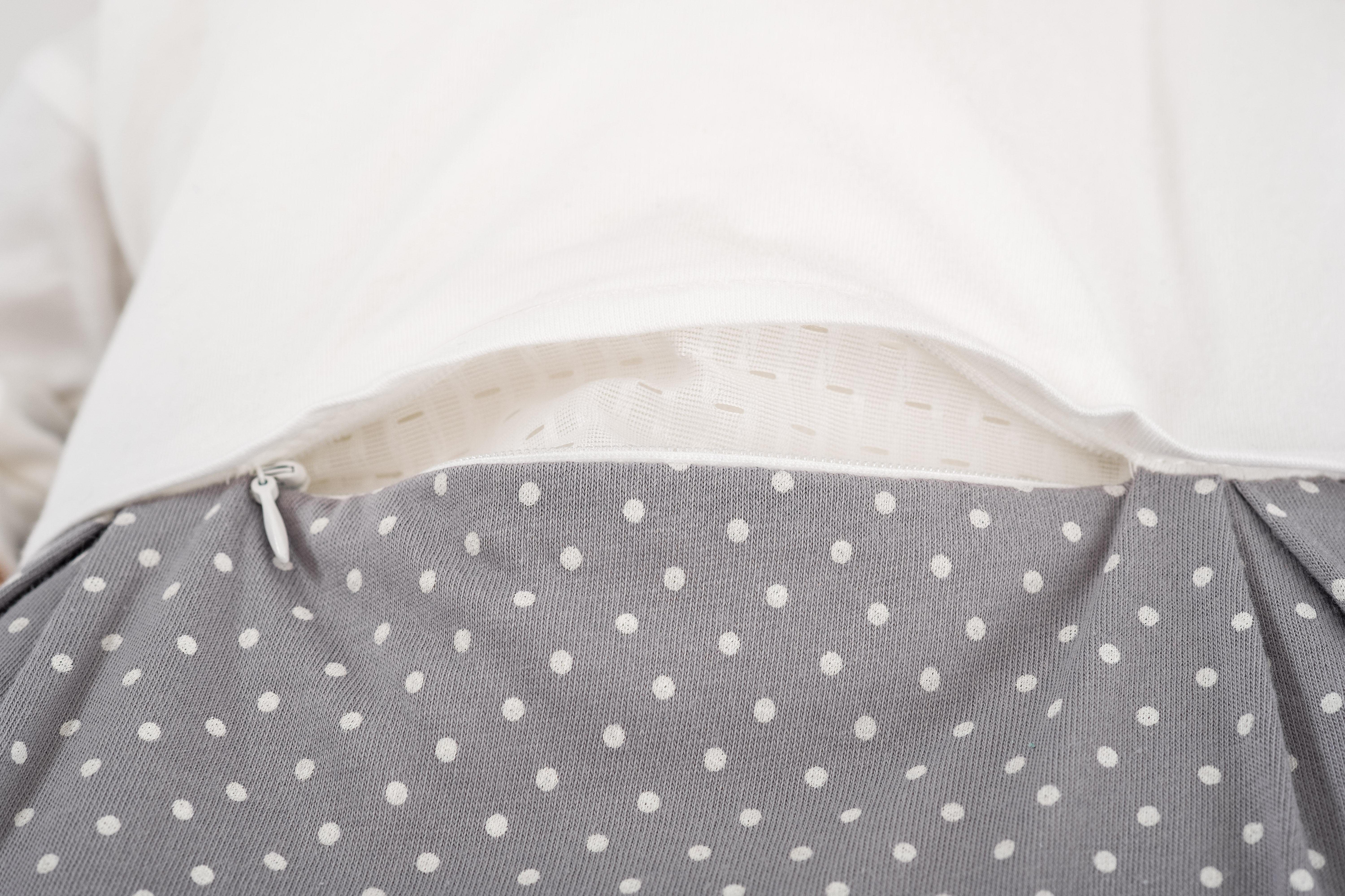 tlg) grau (1 Träumeland Außenschlafsack Pünktchen Babyschlafsack