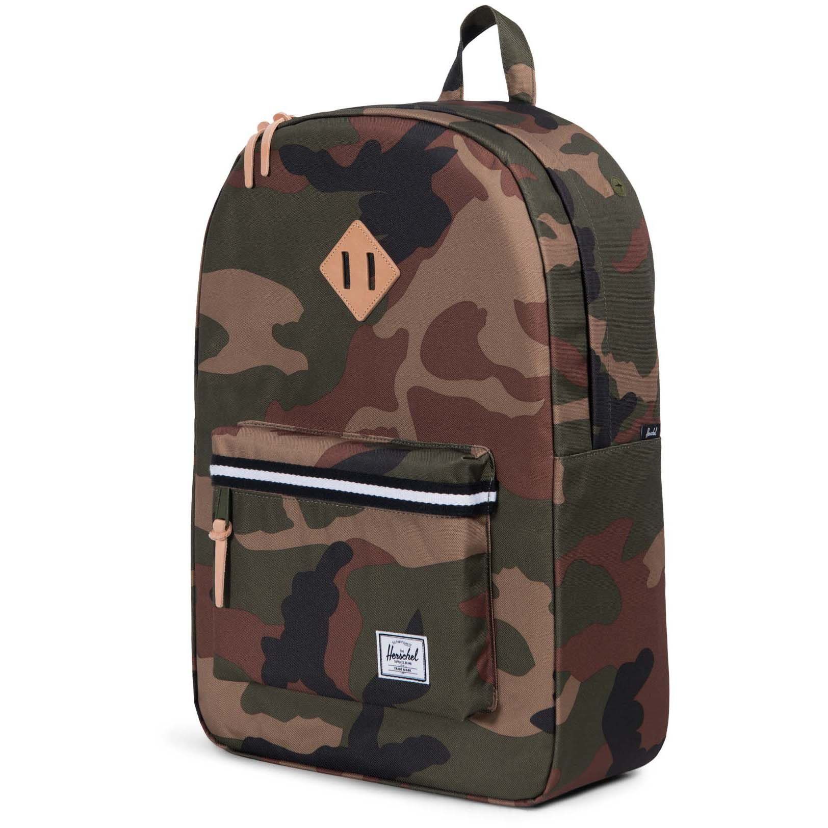 cm Schulrucksack 45 Rucksack woodland white Herschel camo black - Heritage 21