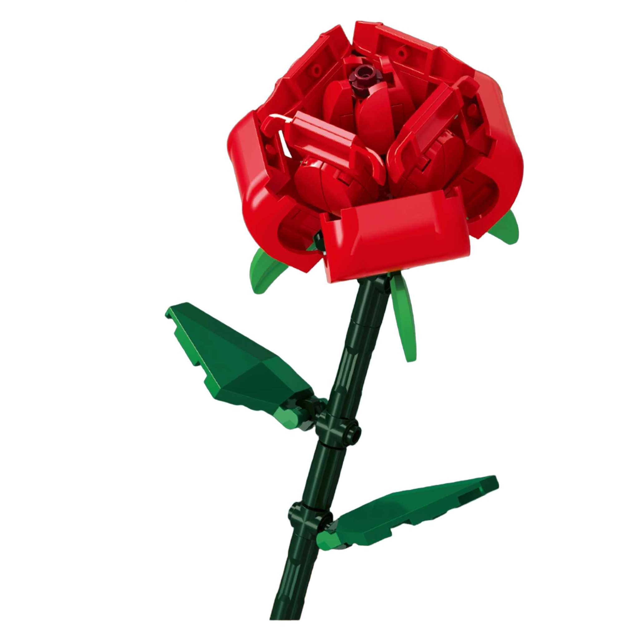 sembo 601280A - Rote Rose (Sembo) Spielbausteine