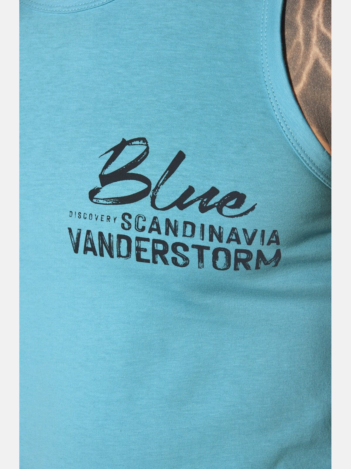Jan Vanderstorm Muskelshirt FELTON mit Aufdruck