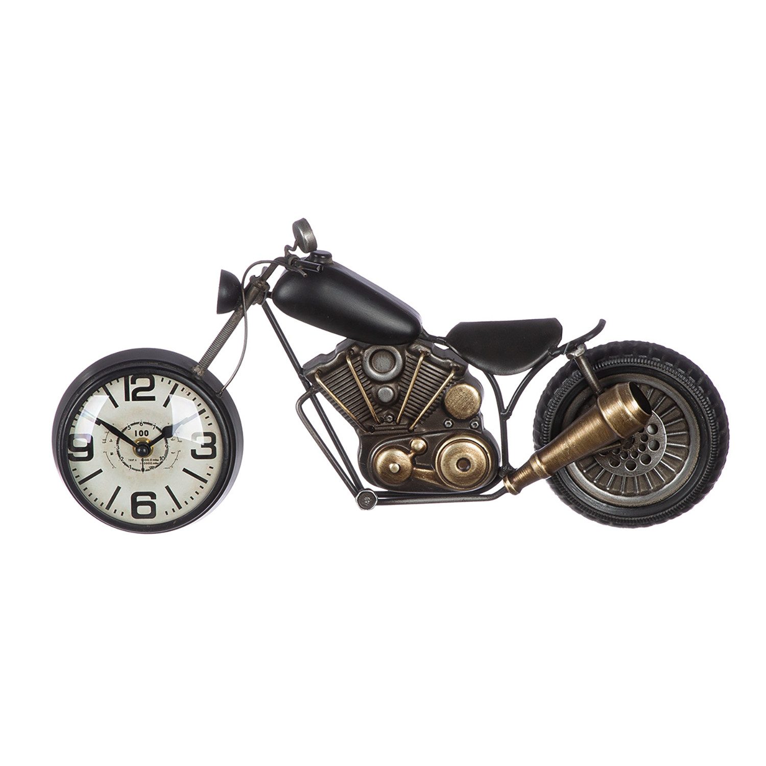 GILDE Wanduhr Wanduhr - bronzefarben, grau, günstig online kaufen