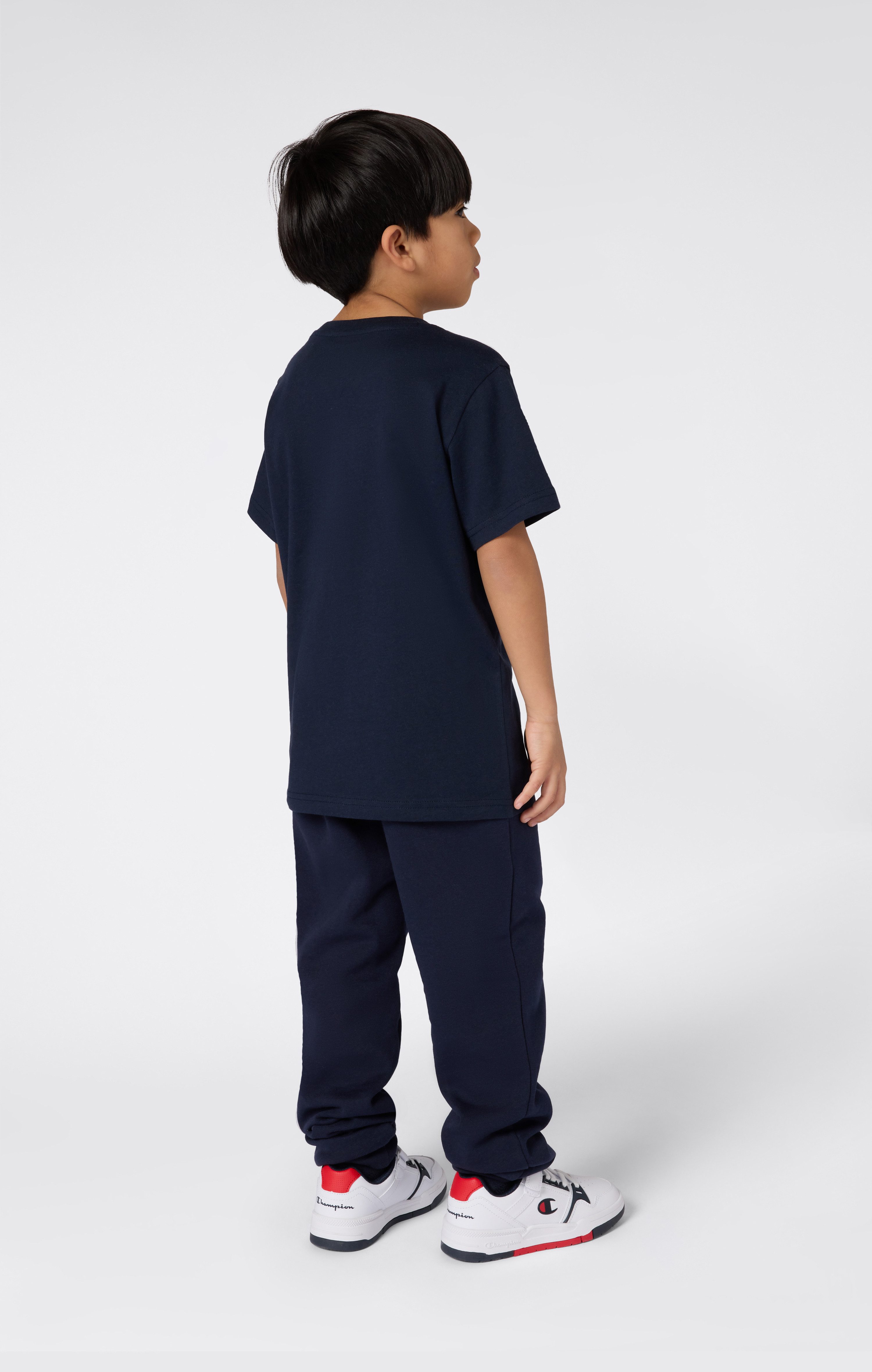 Champion T-Shirt SPORTWEAR T-SHIRT Standard Fit für Kinder und Jugendliche, Kurzarmdesign, aus Baumwolle, Standard Fit