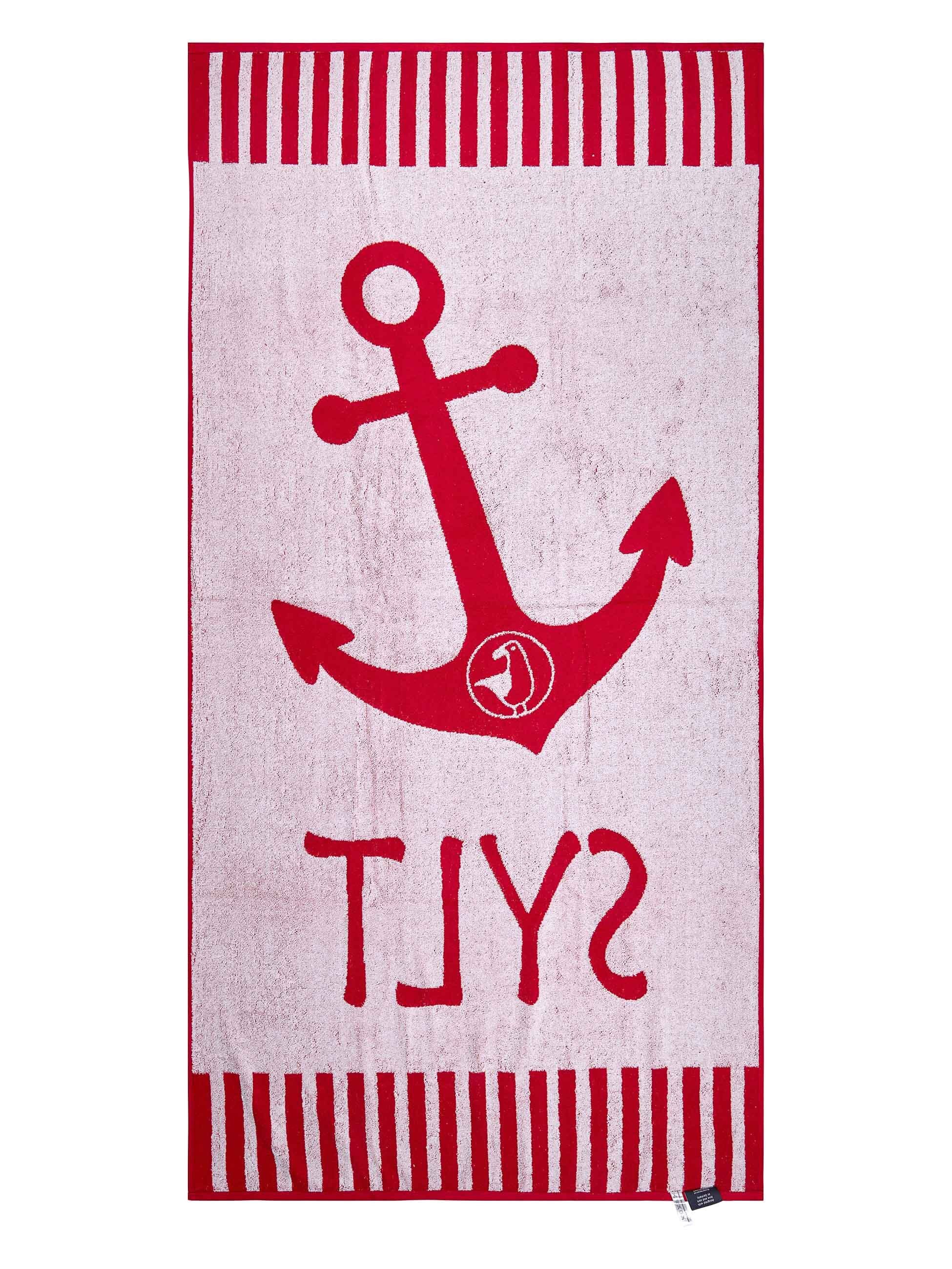 Schietwetter Strandtuch Unisex Strandhandtuch "Sylt" 180x88cm, günstig online kaufen