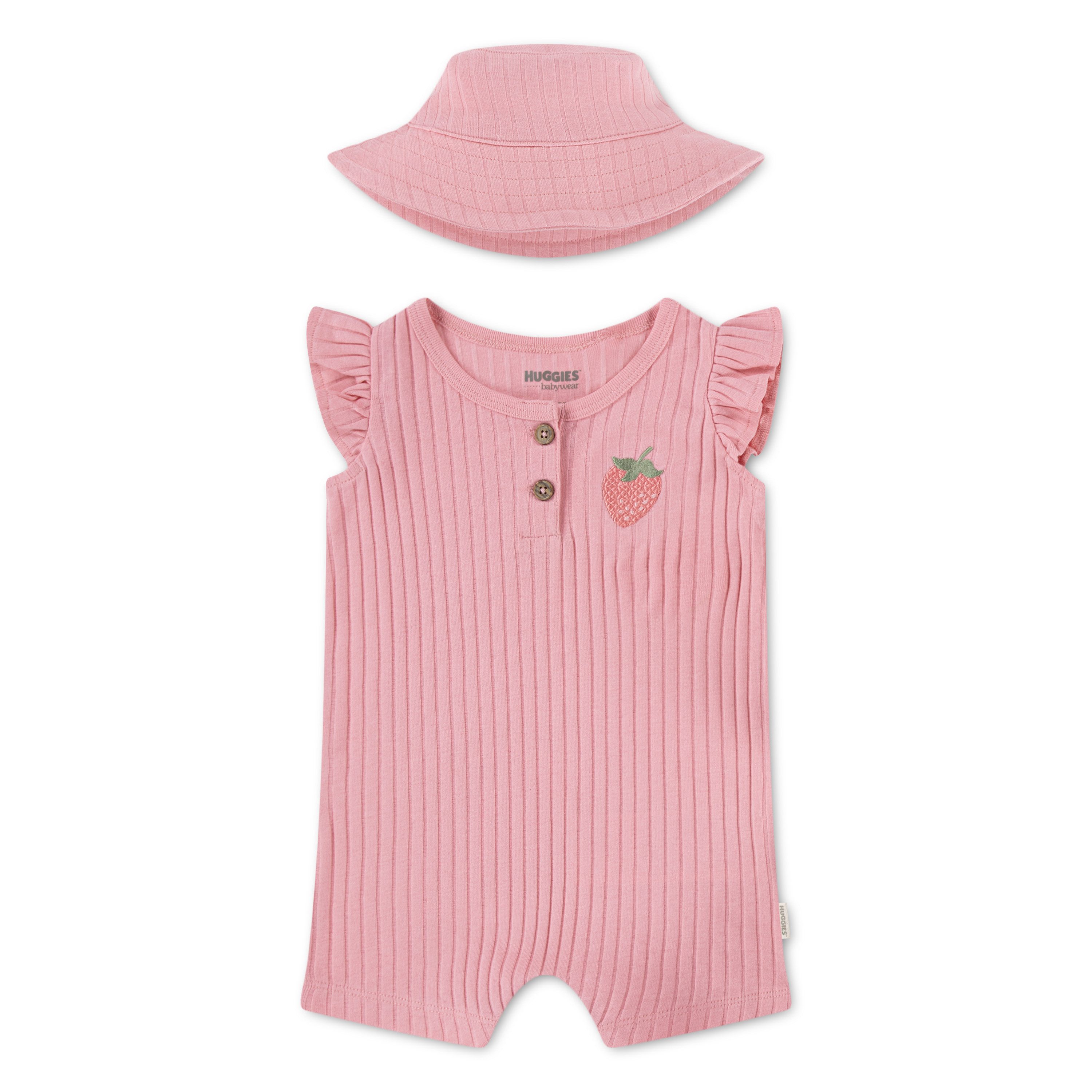 Neugeborenen-Geschenkset HUGG ROMPER + HAT ATTACHMENT