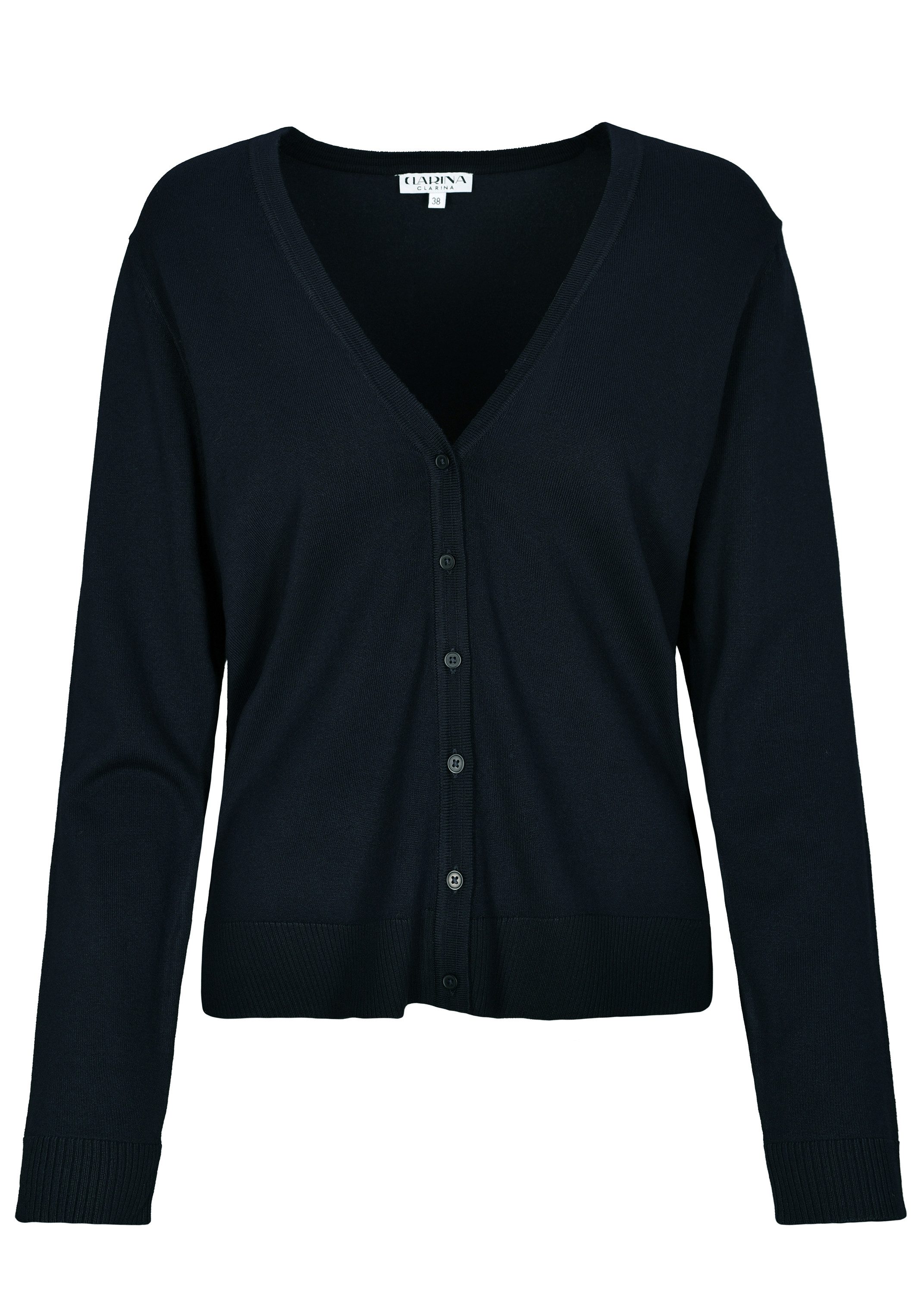 Clarina Strickjacke WALTER Viskose-Polyamid Mischung
