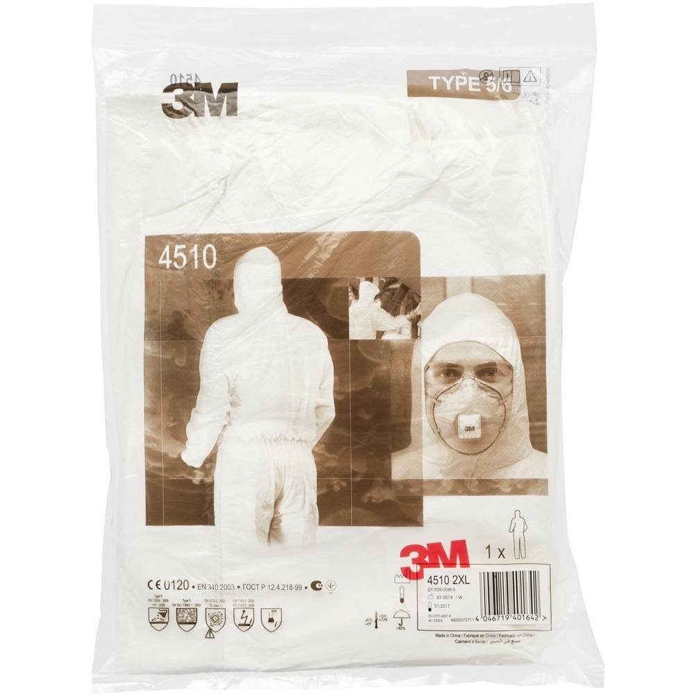 3M Einweghandschuhe Schutzanzug 4520 4520CS2XL