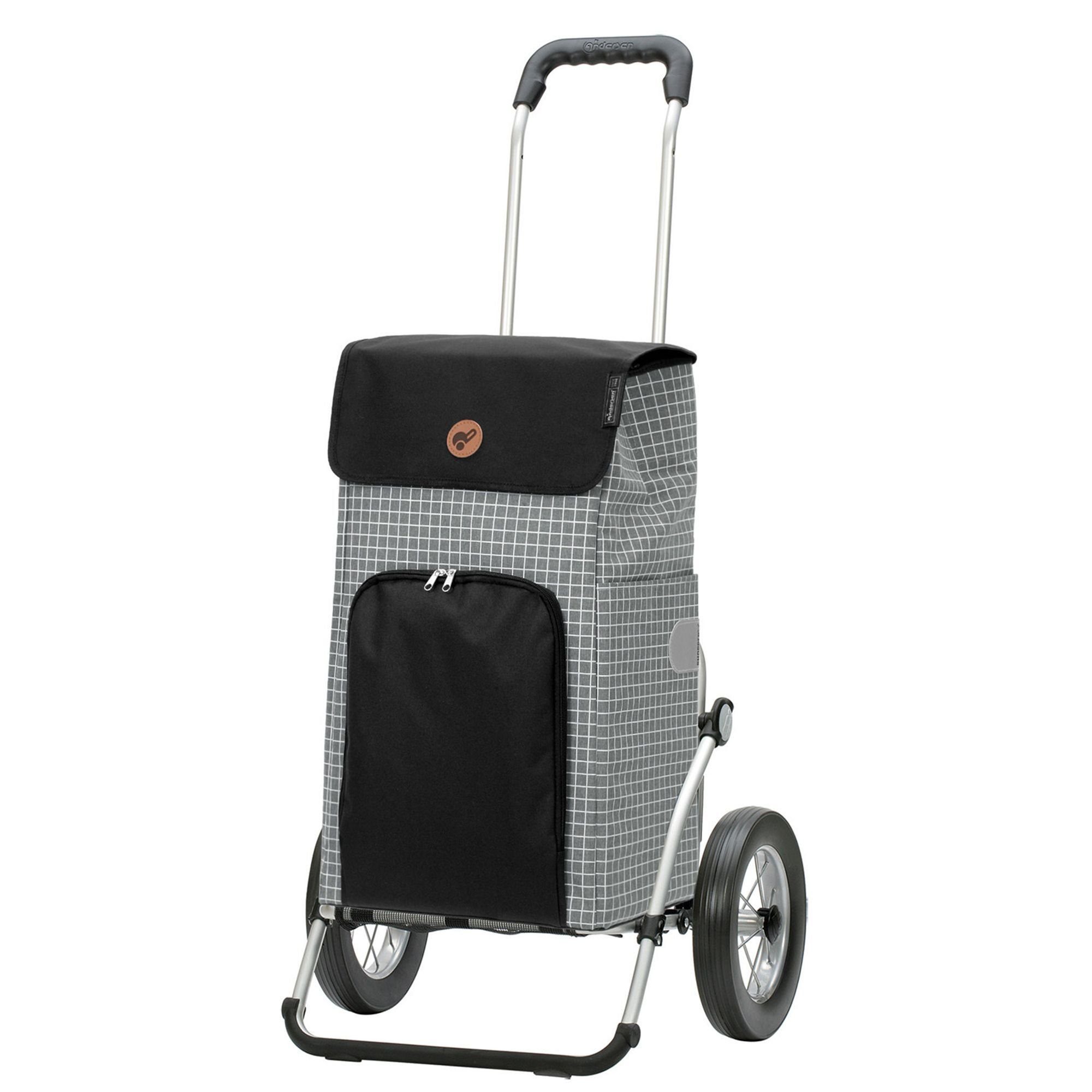 Andersen Einkaufstrolley Royal Shopper, 42 l, Reflektoren grau