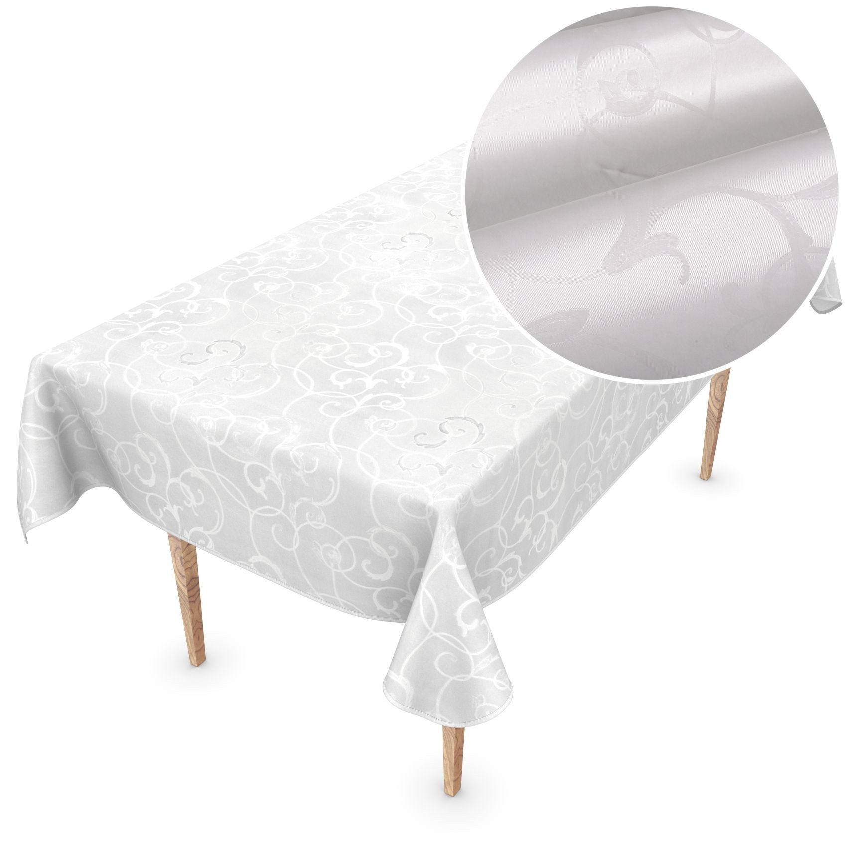 ANRO Tischdecke Wachstuchtischdecke Premium Gartentischdecke (Einzelstück günstig online kaufen