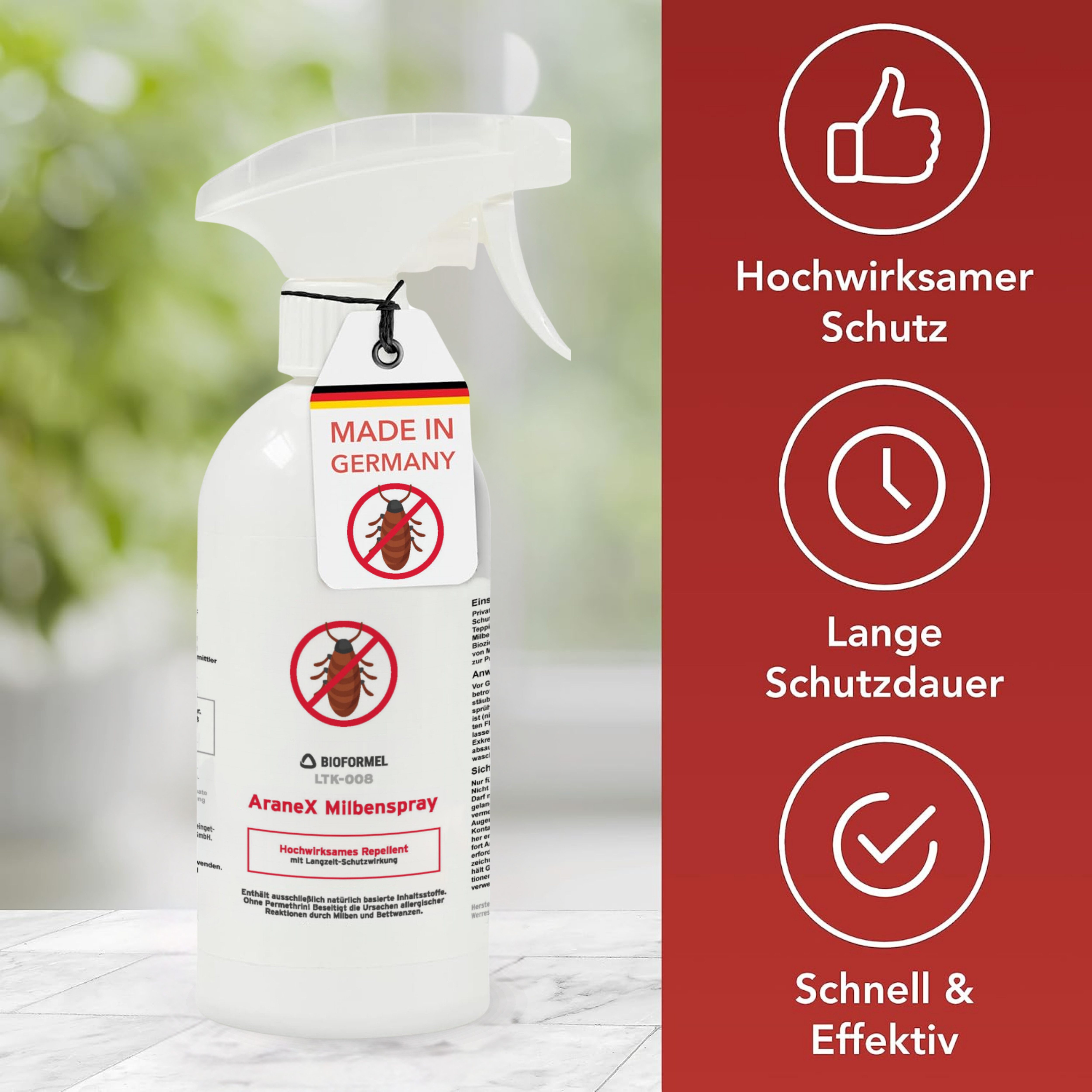 LTK-008 Biodelta Insektenspray Milbenspray N, 0.5 l, 500 ml