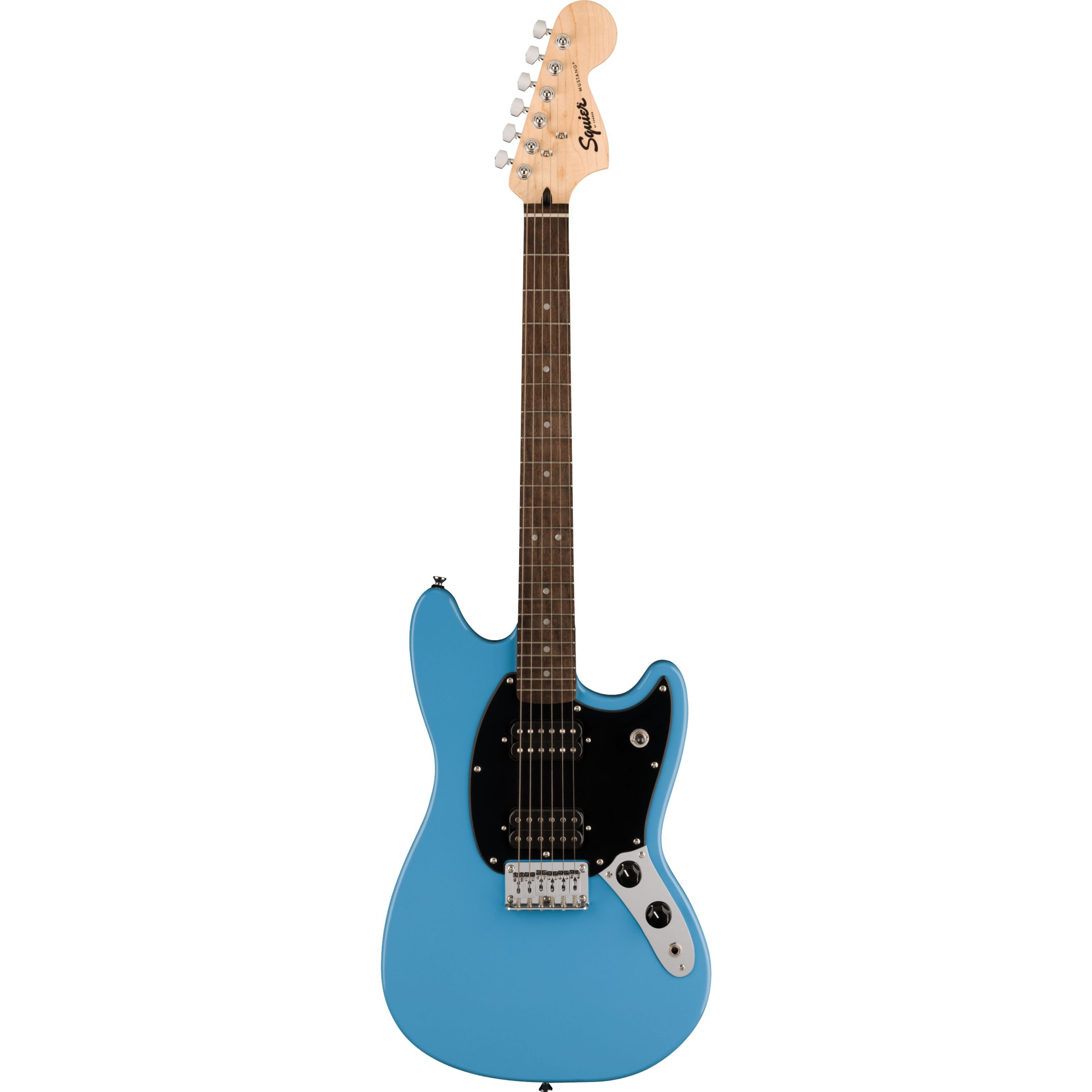 Squier E-Gitarre, Sonic HH IL Blue - Electric Guitar, Sonic Mustang HH IL California Blue - E-Gitarre