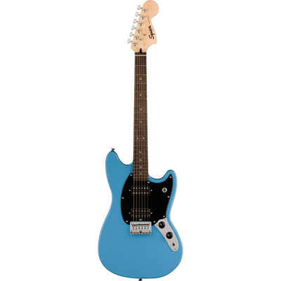 Squier E-Gitarre, Sonic HH IL Blue - Electric Guitar, Sonic Mustang HH IL California Blue - E-Gitarre