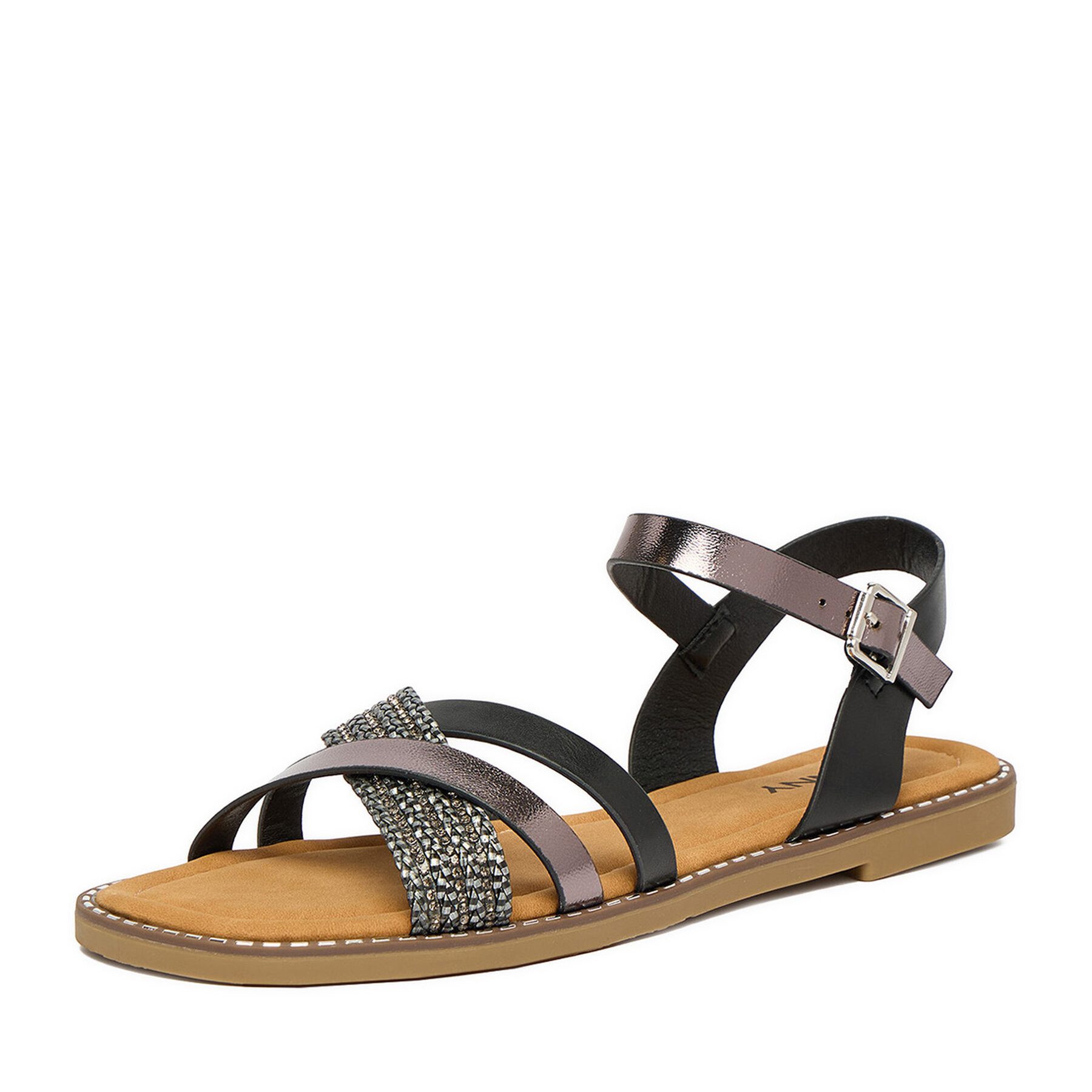 Jenny Jenny Damen-Sandalen Schwarz Sandale