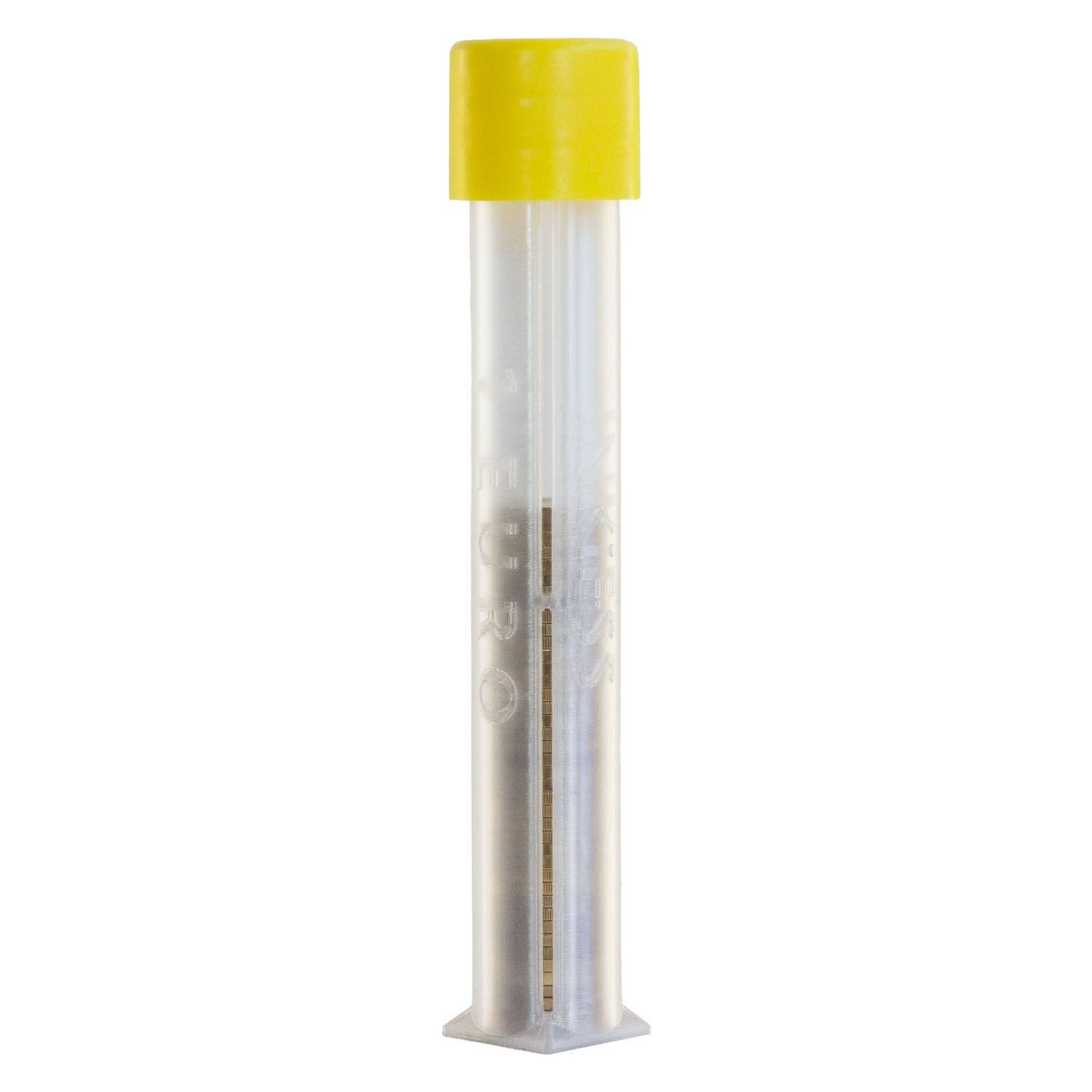 INKiESS Geldkassette Sichtbox 1 Euro transparent/gelb