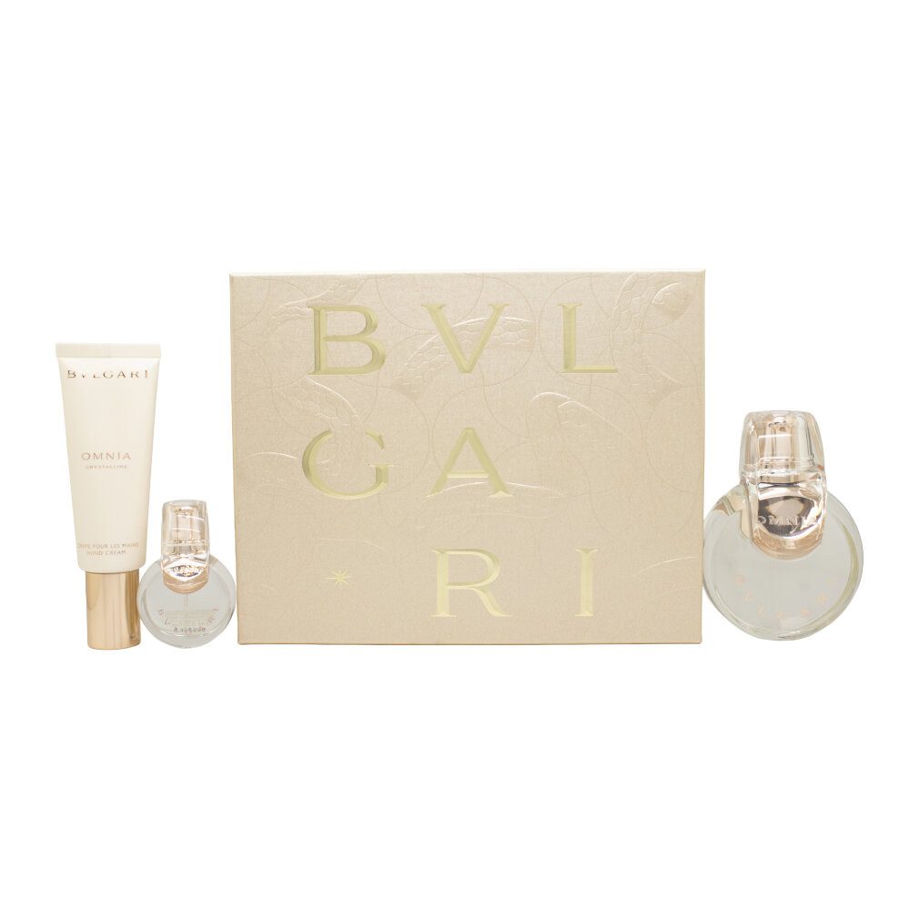 BVLGARI Eau de Toilette Omnia Crystalline Gift Set EDT + EDT + Handcream