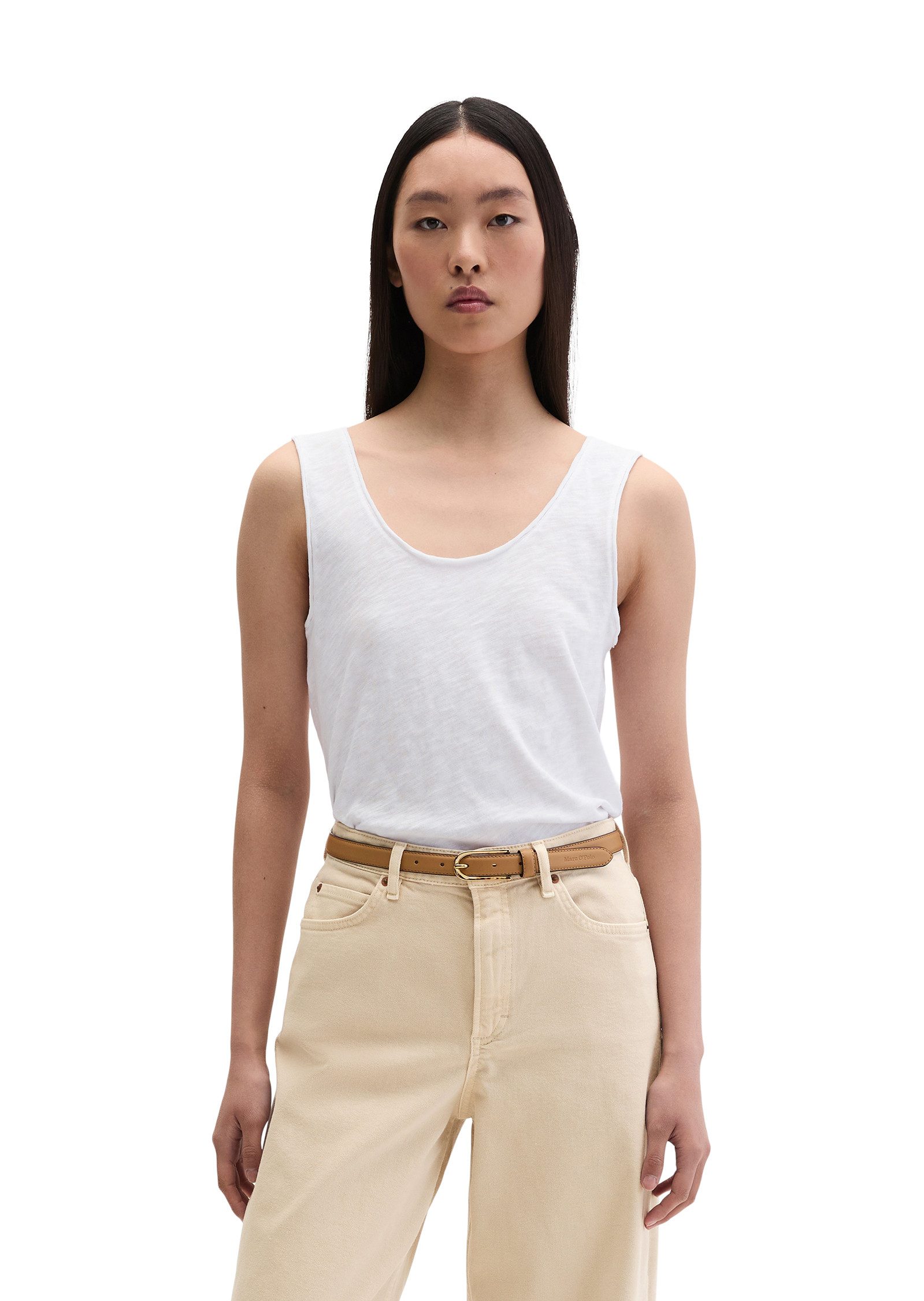 Marc O'Polo Shirttop regular aus Slub-Jersey