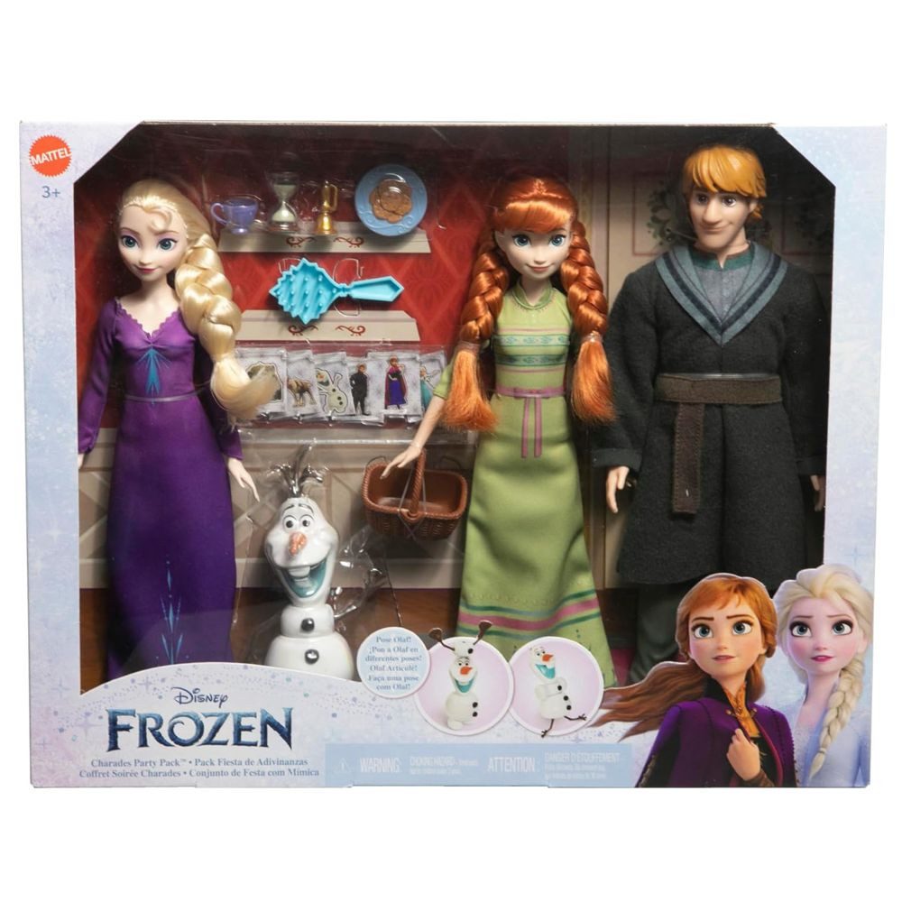 Disney Frozen Anziehpuppe Puppen Elsa, Anna, Kristoff & Olaf Disney Eiskönigin Frozen Mattel