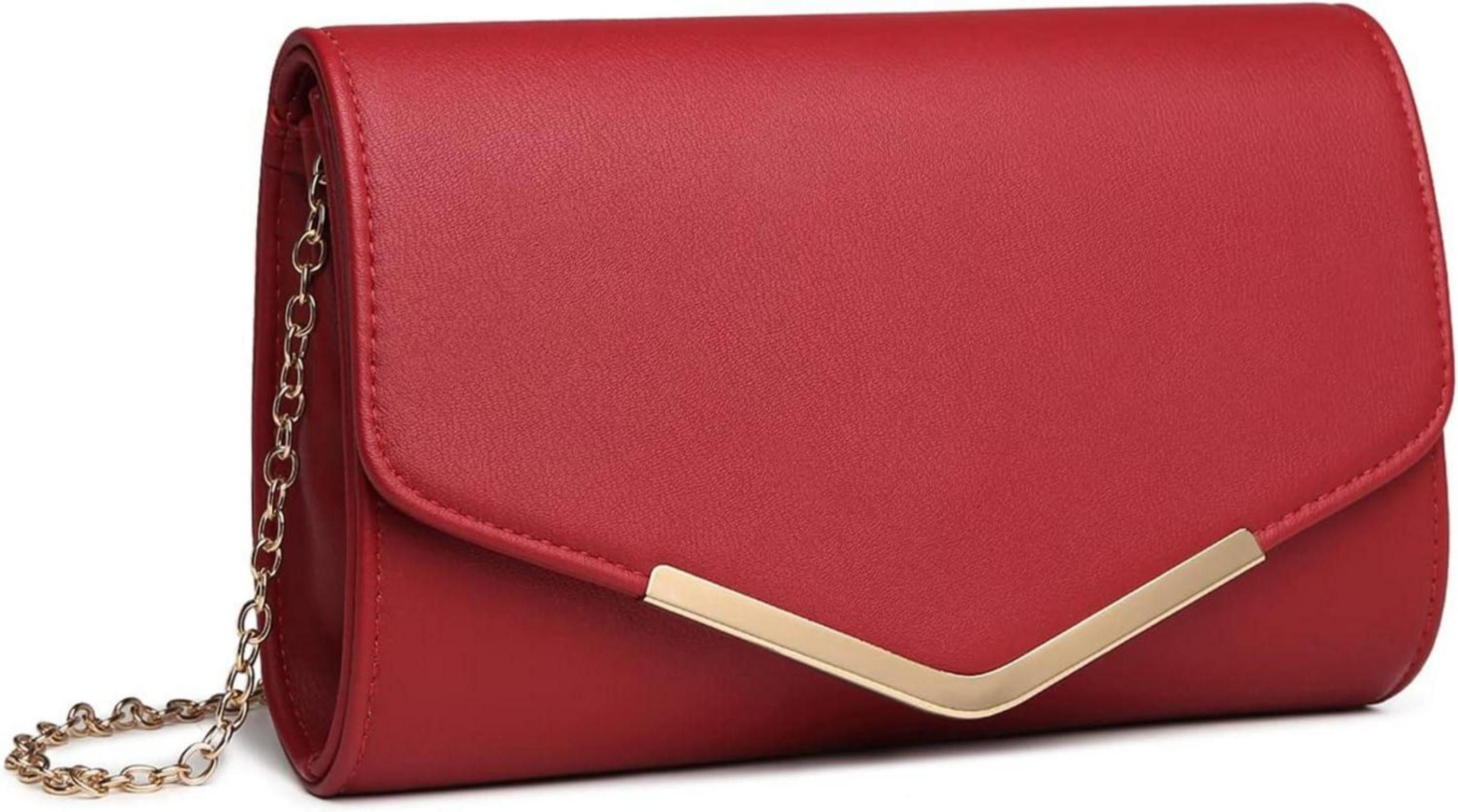 Clutch Elegante Kettentasche Damen Clutch Handtasche Hochzeit Abendtasche