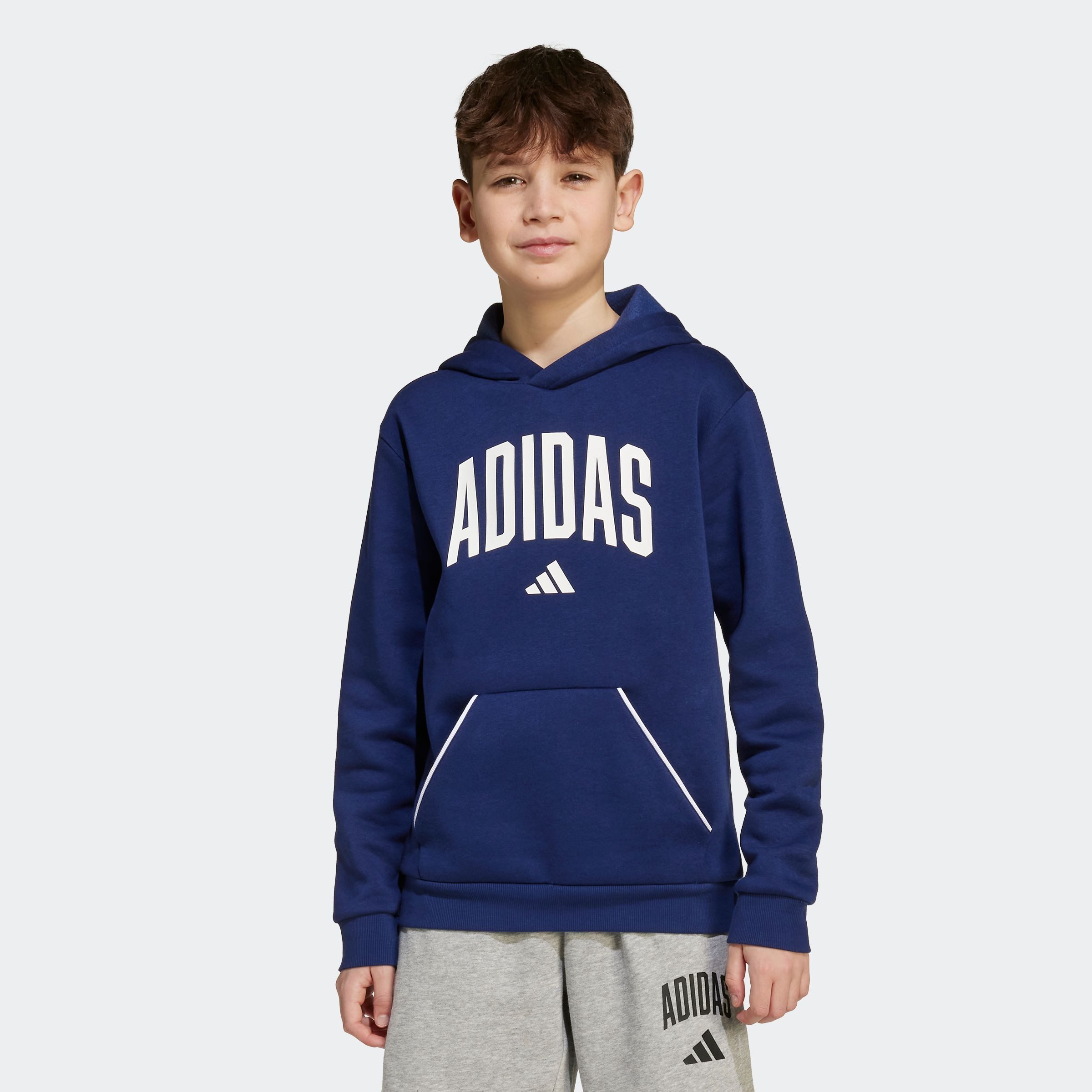 adidas Sportswear Kapuzensweatshirt SEASONALS ESSENTIALS COLLEGIATE TYPOGRAPHY KIDS HOODIE