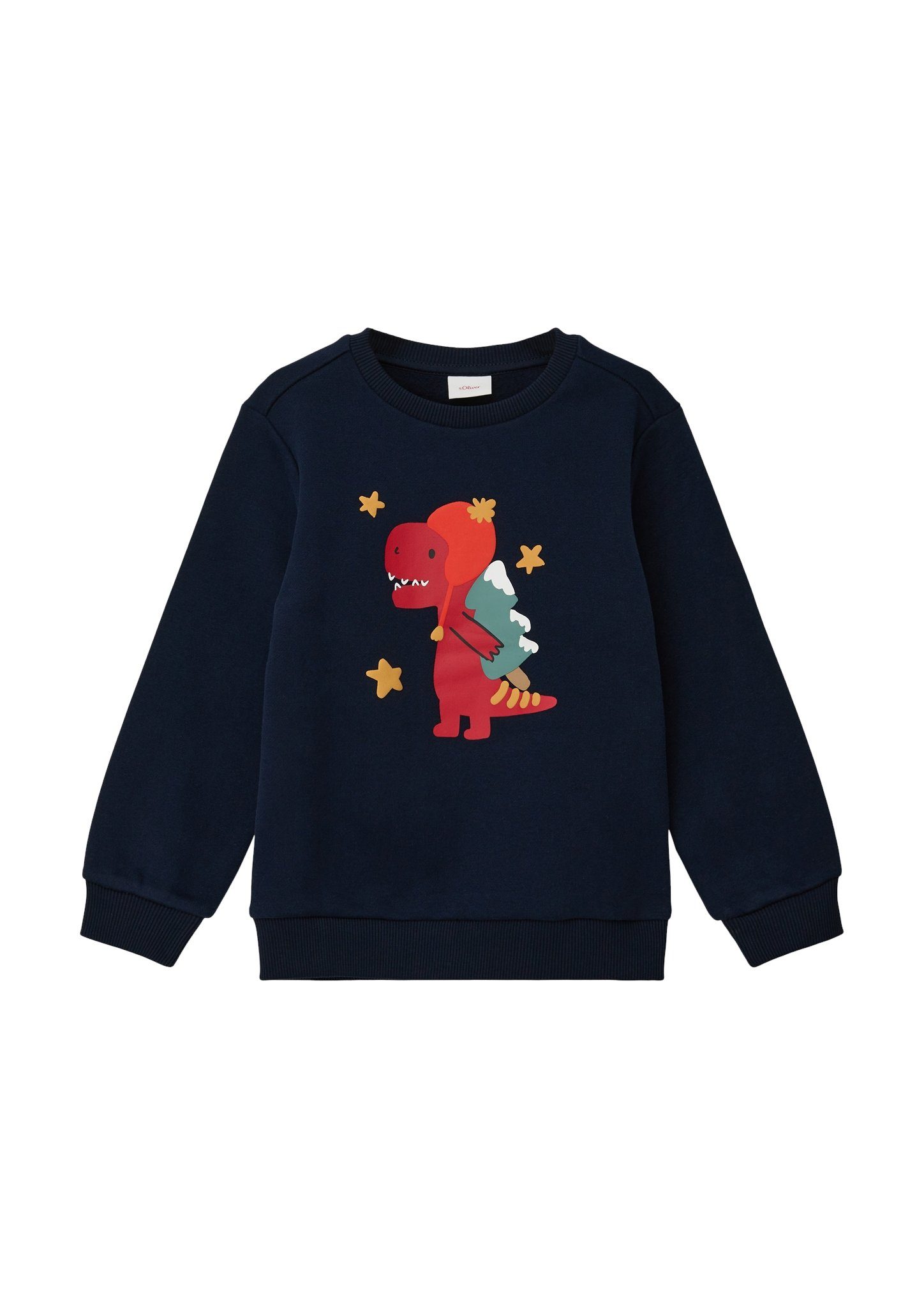 Junior s.Oliver Sweatshirt Frontprint mit navy