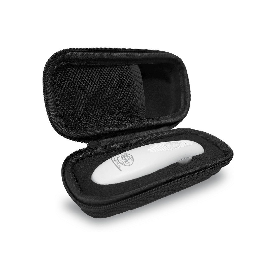 IEA Medical Insektenstichheiler CH3000A Bundle inkl. Schutztasche - Medizinprodukt, batteriebetrieben, Bundle, Stichheiler und Tasche, Wärmeanwendung, ohne Chemie & Cremes, kompakt für Reise und Alltag