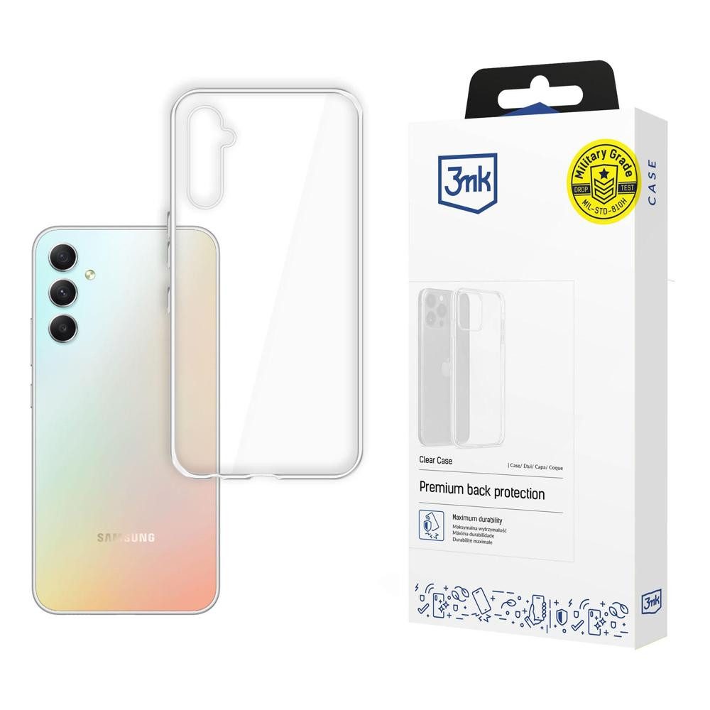 3MK Smartphone-Hülle Schutzhülle Handyhülle Smartphone-Hülle, transparent, Kameraschutz, sturzgeprüft, dünn