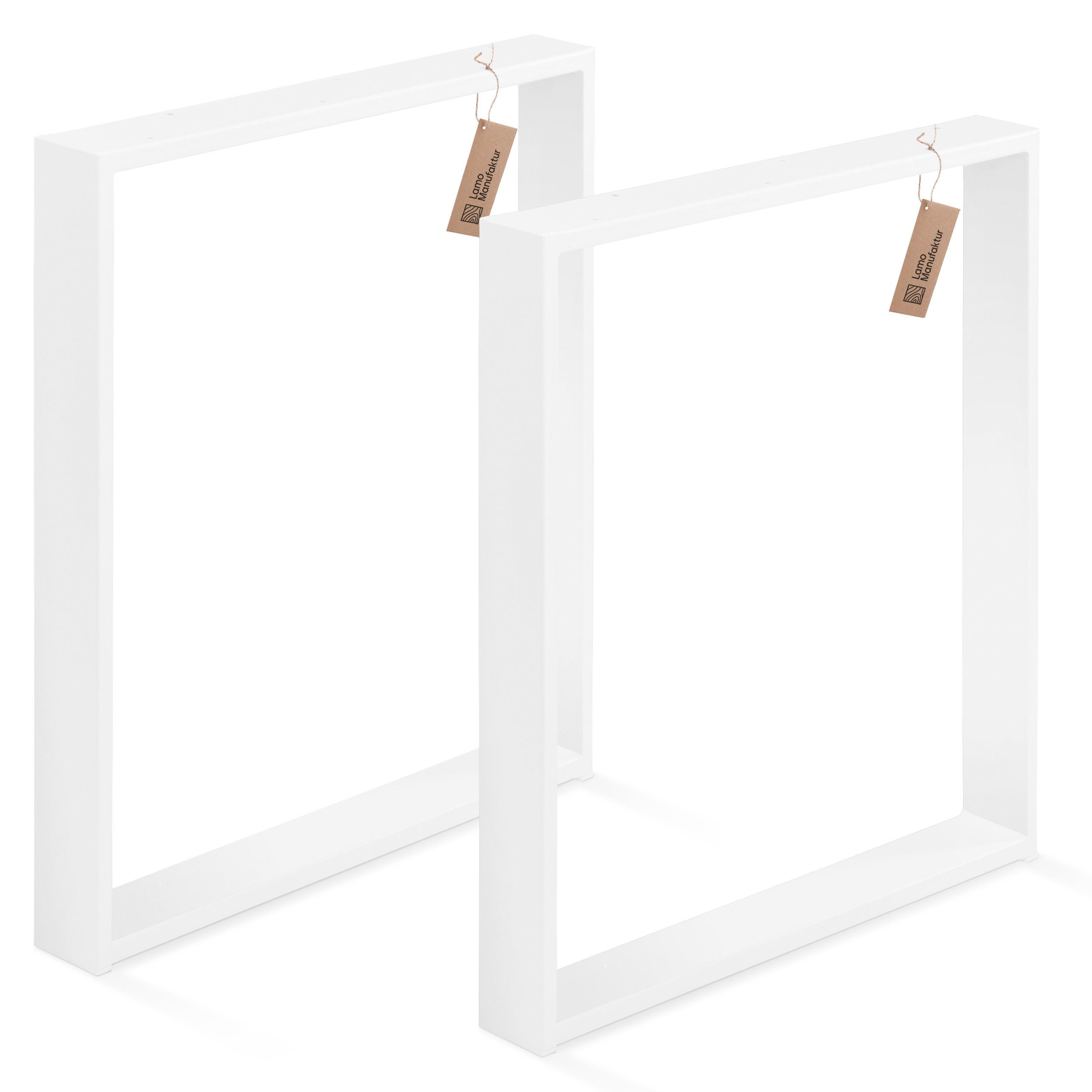 LAMO Manufaktur Tischgestell Simple Light Tischbeine (SET, 2er-Set Tischkufen), Industriestahl pulverbeschichtet