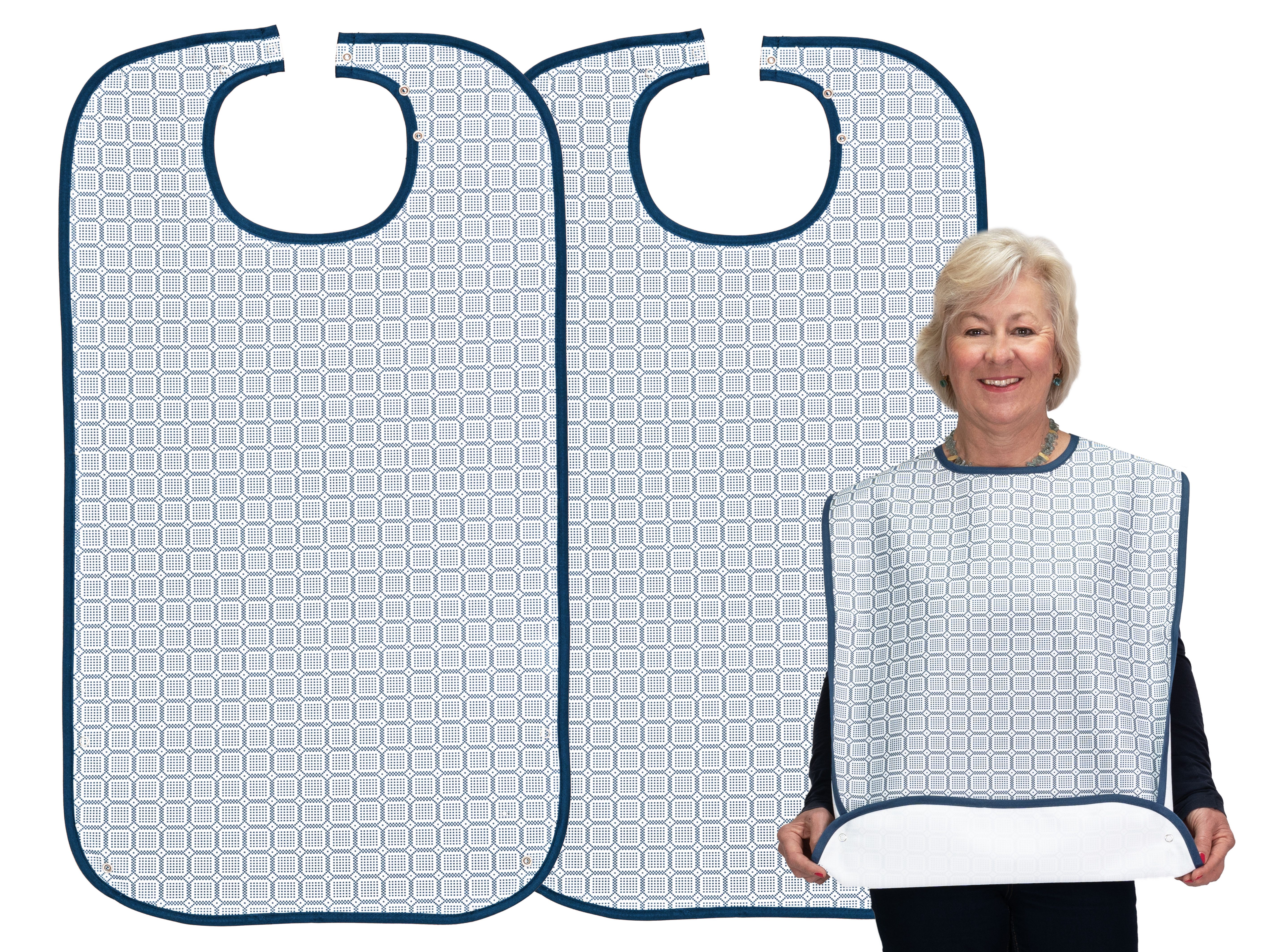 ZOLLNER Lätzchen, 50 x 90 cm, 100% Polyester, vom Hotelwäschespezialisten