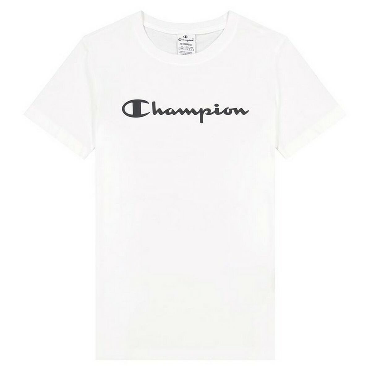 Champion T-Shirt Damen Kurzarm-T-Shirt Champion Big Script Logo