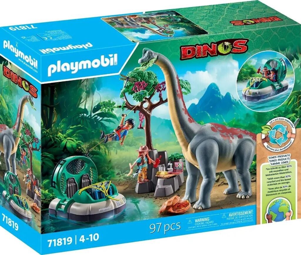 Playmobil® Playmobil 71819 Brachiosaurus mit Luftkissenb Spielbausteine