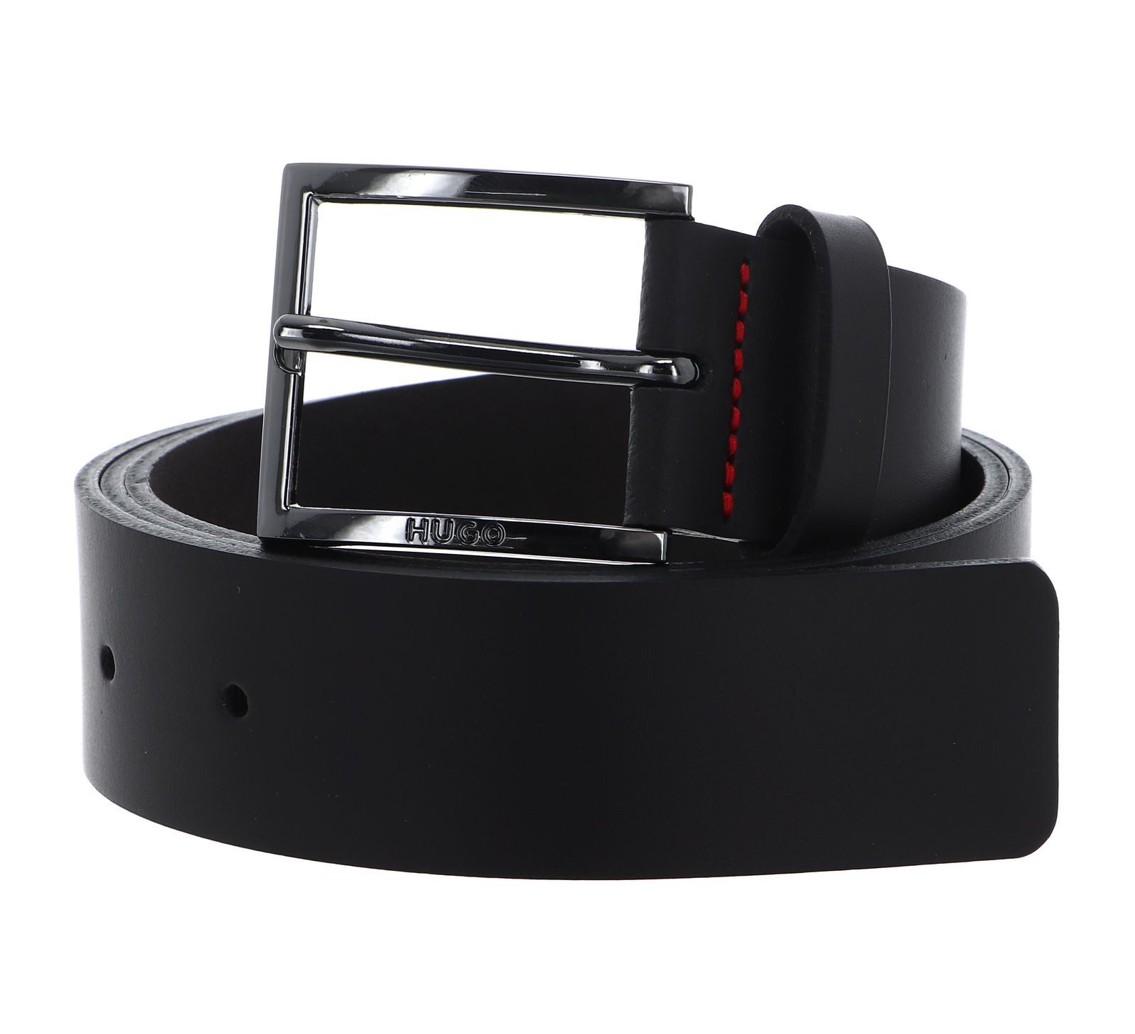 HUGO Ledergürtel Geek Sz35 Leather Belt aus echtem Rindsleder günstig online kaufen