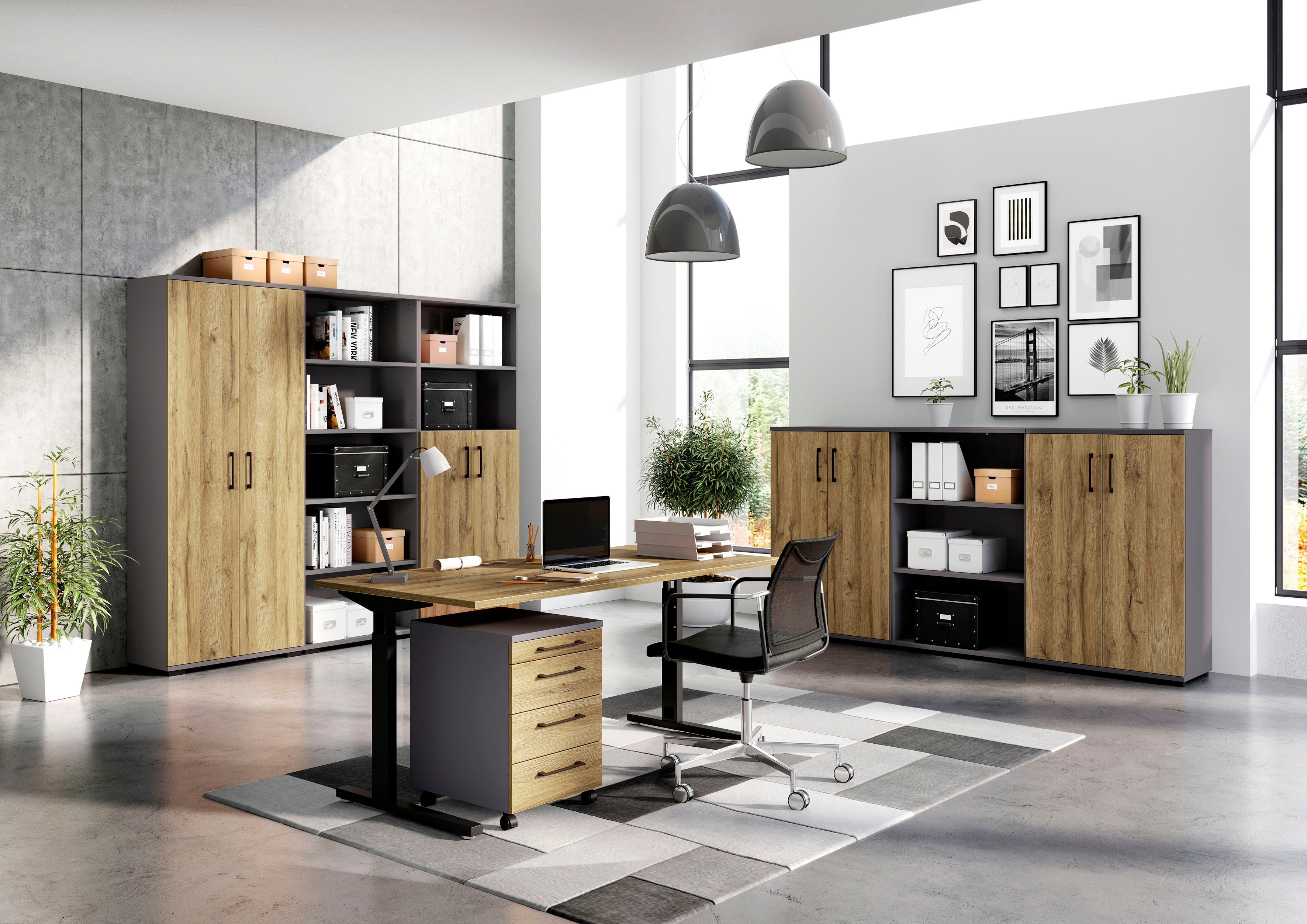 GERMANIA Schreibtisch GW-Profi 3.0, höhenverstellbar (70- günstig online kaufen