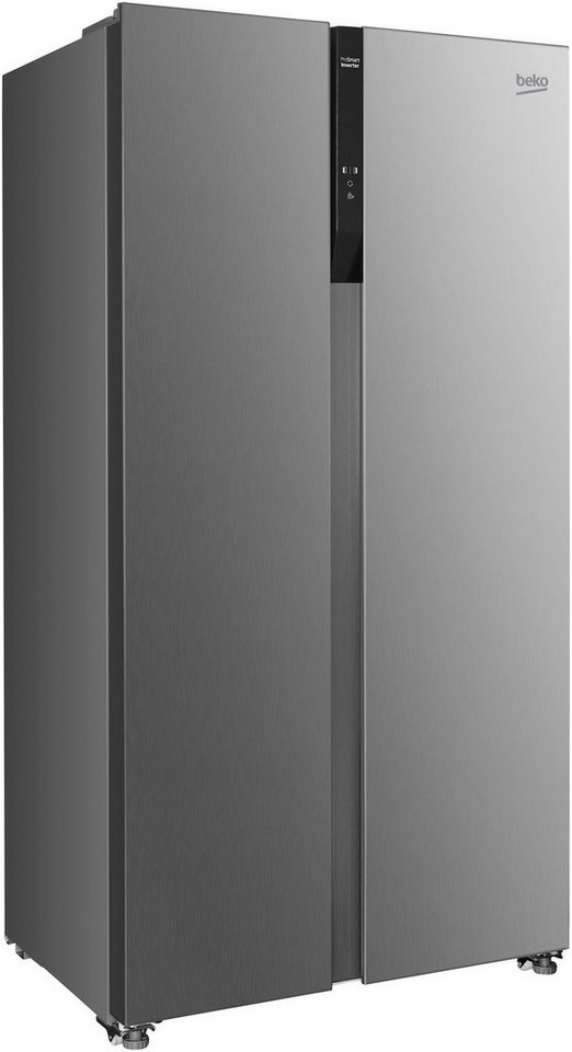 BEKO Side-by-Side GNO5322XPN 8996313200, 177 cm hoch, 90 cm breit, ProSmart Inverter Motor – langlebig und mit 10 Jahren Garantie