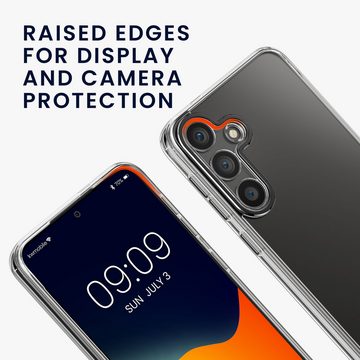 kwmobile Handyhülle Hülle für Samsung Galaxy S24 Kunststoff, Handyhülle mit Kameraschutz - Anti-Gelb Case Transparent