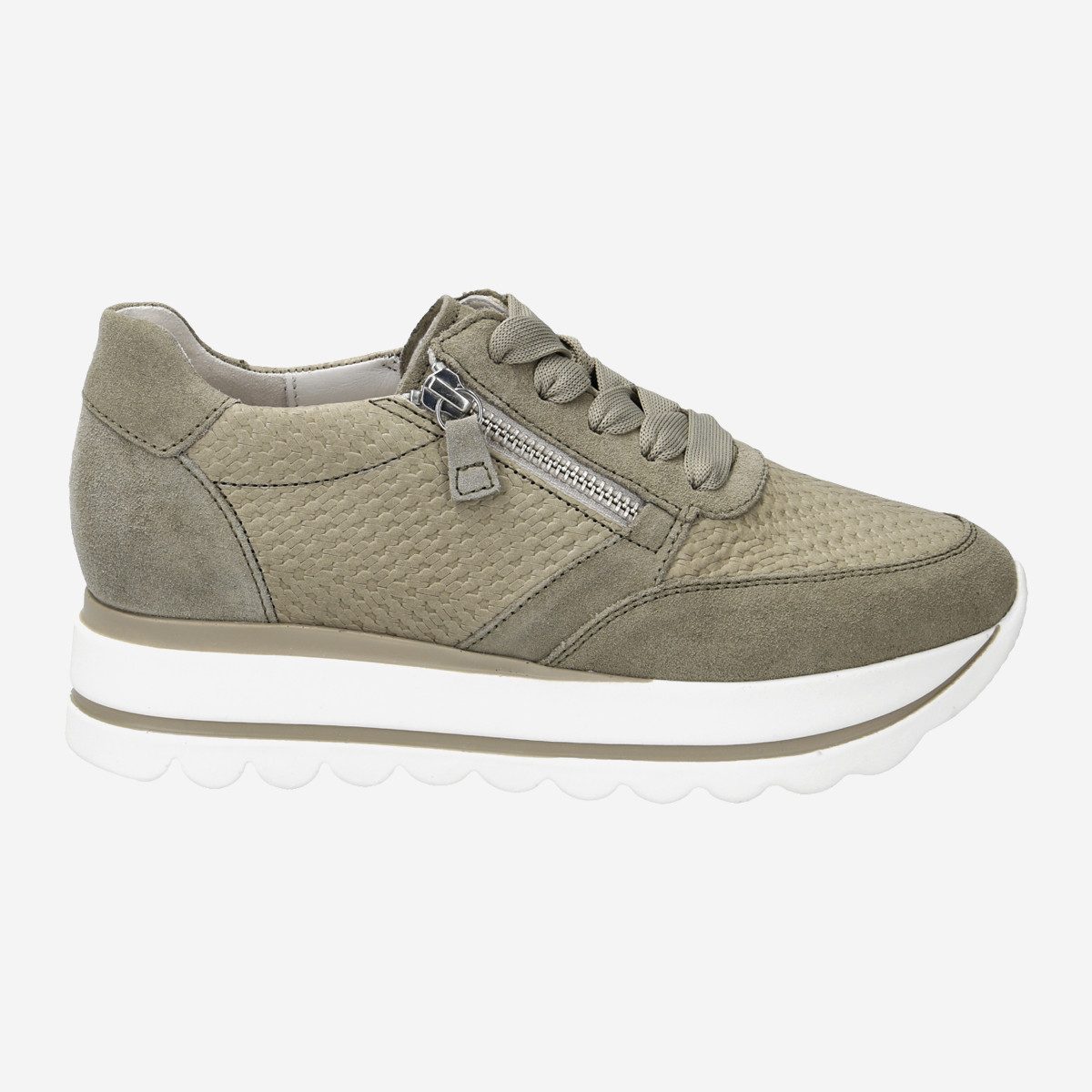 Gabor 83.410.38, Sneaker in Grün für Damen Sneaker
